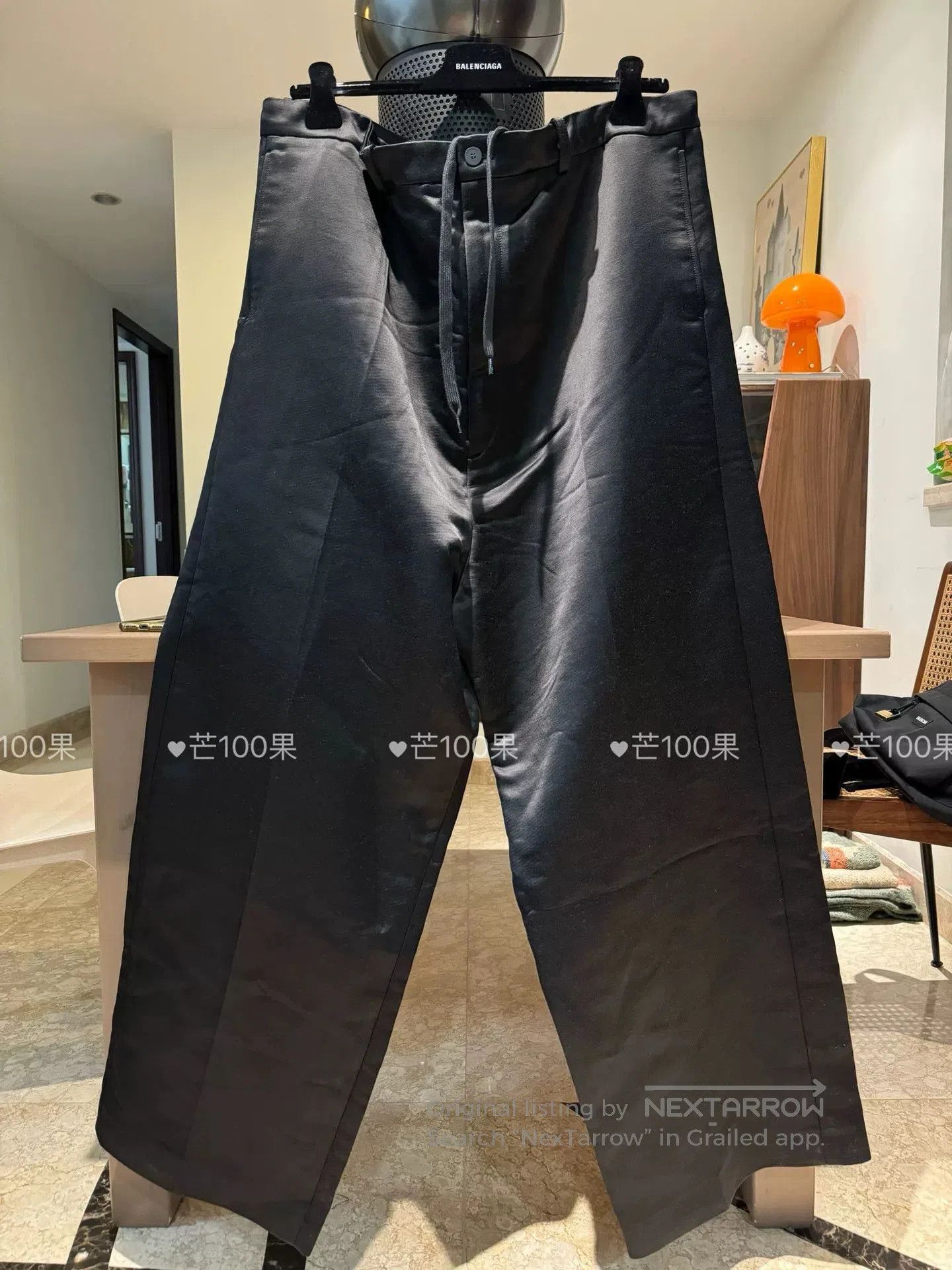 Balenciaga Balenciaga 24 Relaxed Poplin Drawstring Trousers. Size US 30 / EU 46 - 1 Thumbnail