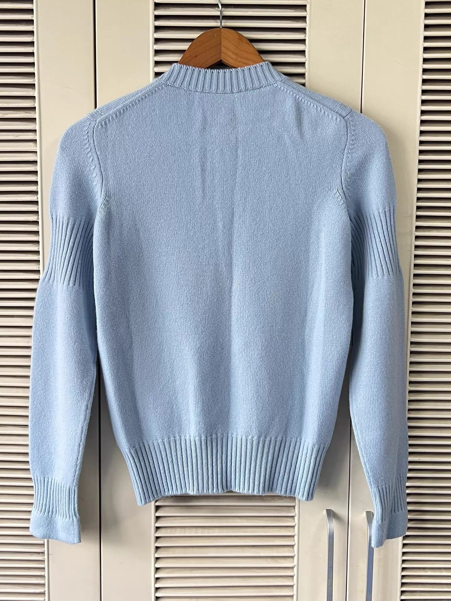 Chanel Chanel Baby Blue Schoolbag Buckle Cardigan 34 Size XS / US 0-2 / IT 36-38 - 2 Thumbnail