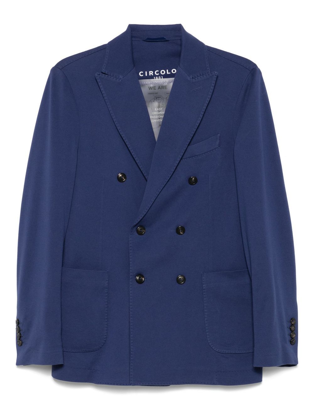 Circolo 1901 COTTON DOUBLE-BREASTED JACKET Size US XXL / EU 58 / 5 - 1 Thumbnail