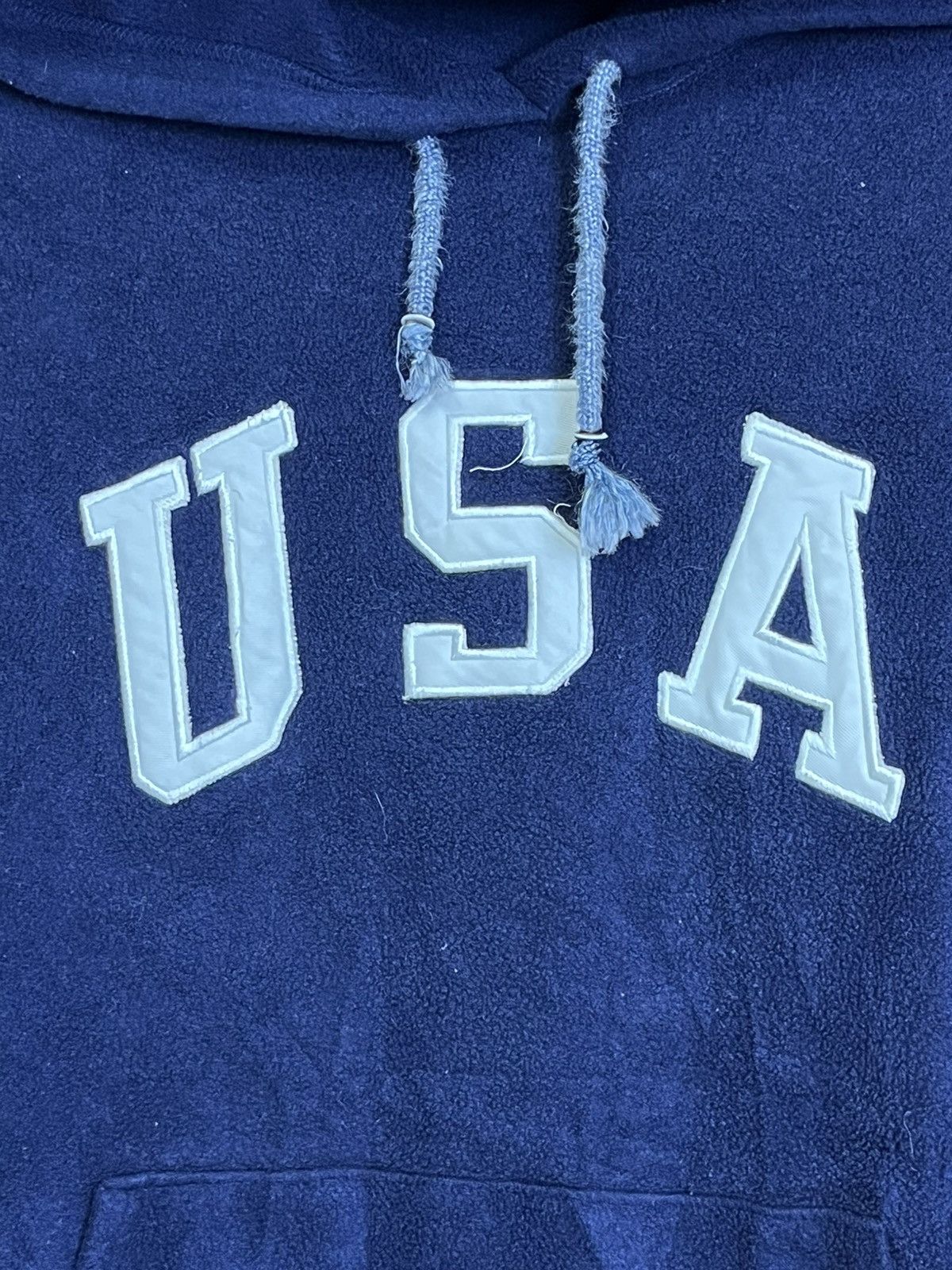 Polo Ralph Lauren Vintage 90s POLO SPORT ralph lauren usa fleece hoodies Size US XL / EU 56 / 4 - 3 Thumbnail