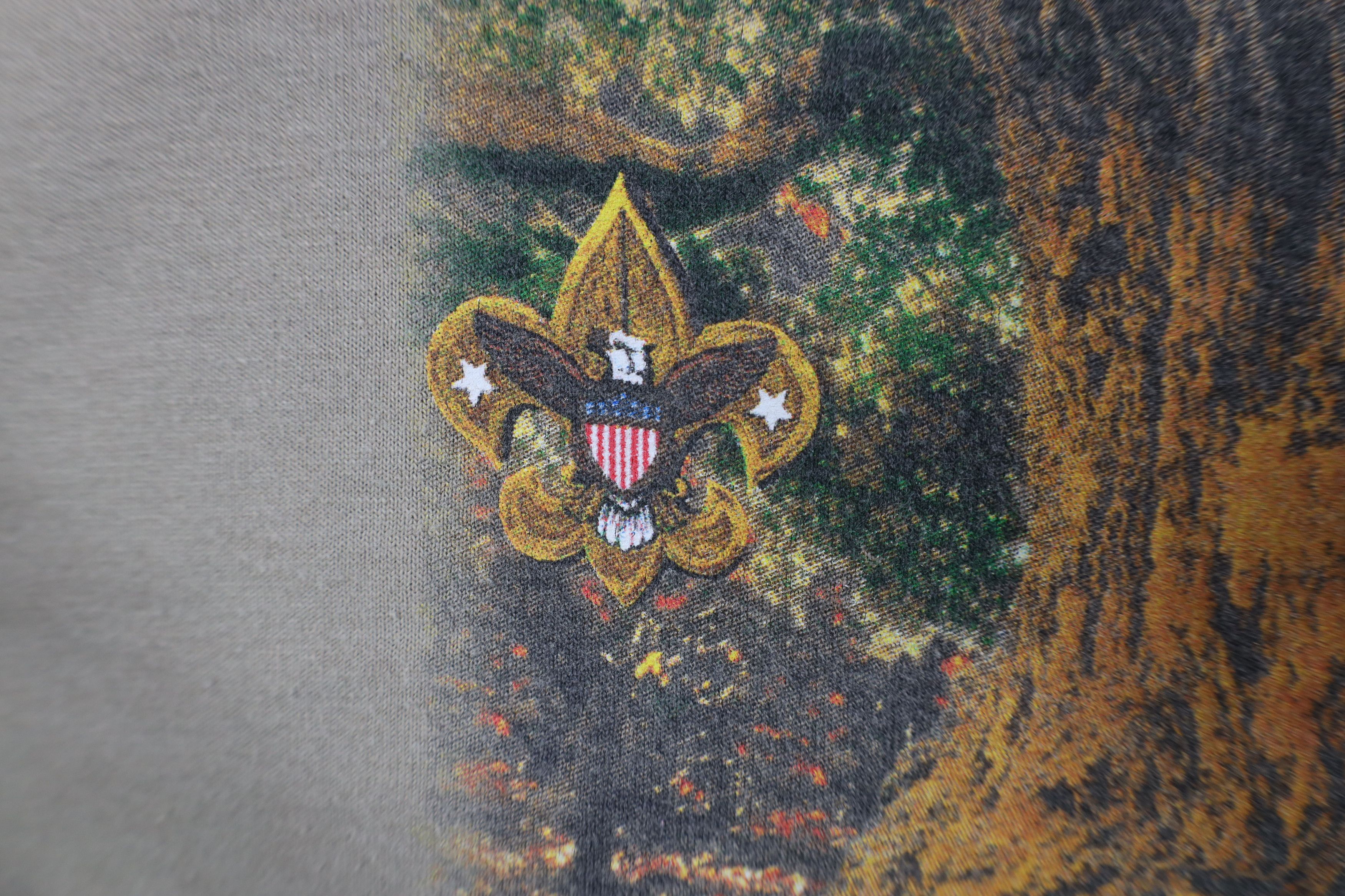 Fruit Of The Loom Vintage Y2K 2001 Boys of America Legend of Frontier T-Shirt Size US L / EU 52-54 / 3 - 5 Thumbnail