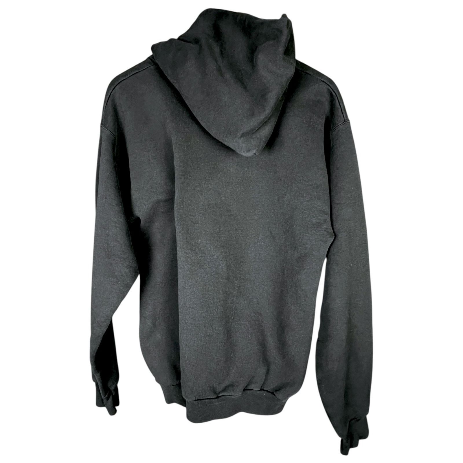 Disney Disneyland Men's Medium Black Retro Distressed Mickey Hoodie Size US M / EU 48-50 / 2 - 2 Thumbnail