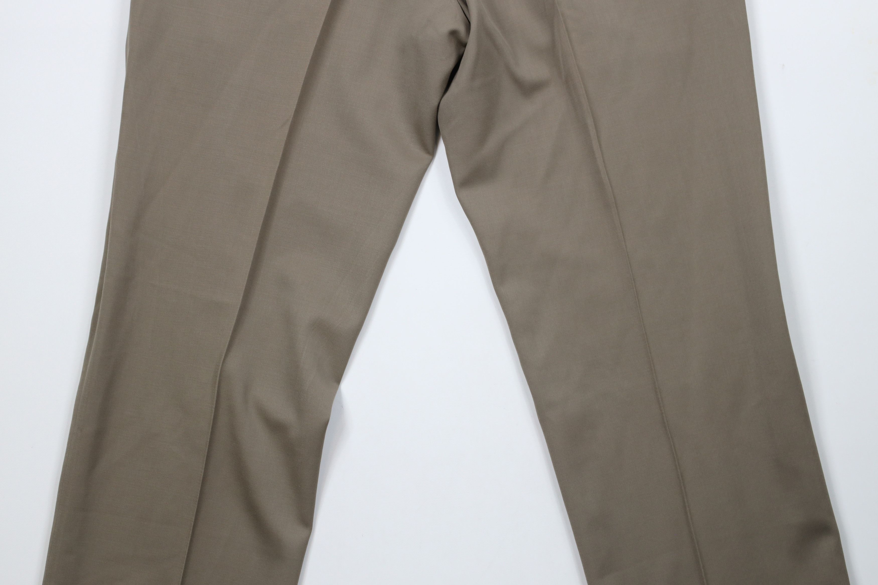 Brooks Brothers × Vintage Vintage 90s Brooks Brothers Cuffed Wide Leg Chino Pants Size US 34 / EU 50 - 10 Thumbnail