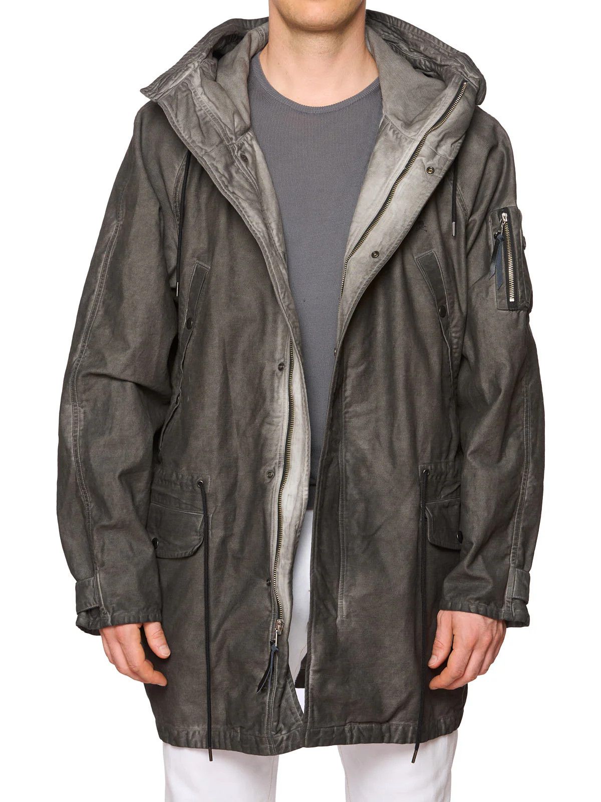 John Elliott × Mastermind Japan JOHN ELLIOTT "Mastermind" Japan by END. Gray Military Parka Size US M / EU 48-50 / 2 - 1 Thumbnail