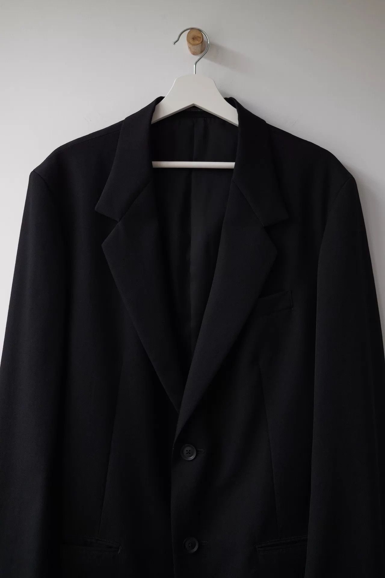 Yohji Yamamoto Yohji Yamamoto Pour Homme 22AW Blk Suit New Size 2 Size US M / EU 48-50 / 2 - 2 Thumbnail