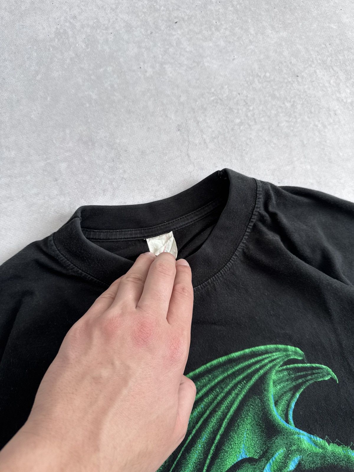 Other Vintage Late 90s Early 00s Hewlin UK Dragon Archive Tee Size US L / EU 52-54 / 3 - 4 Thumbnail