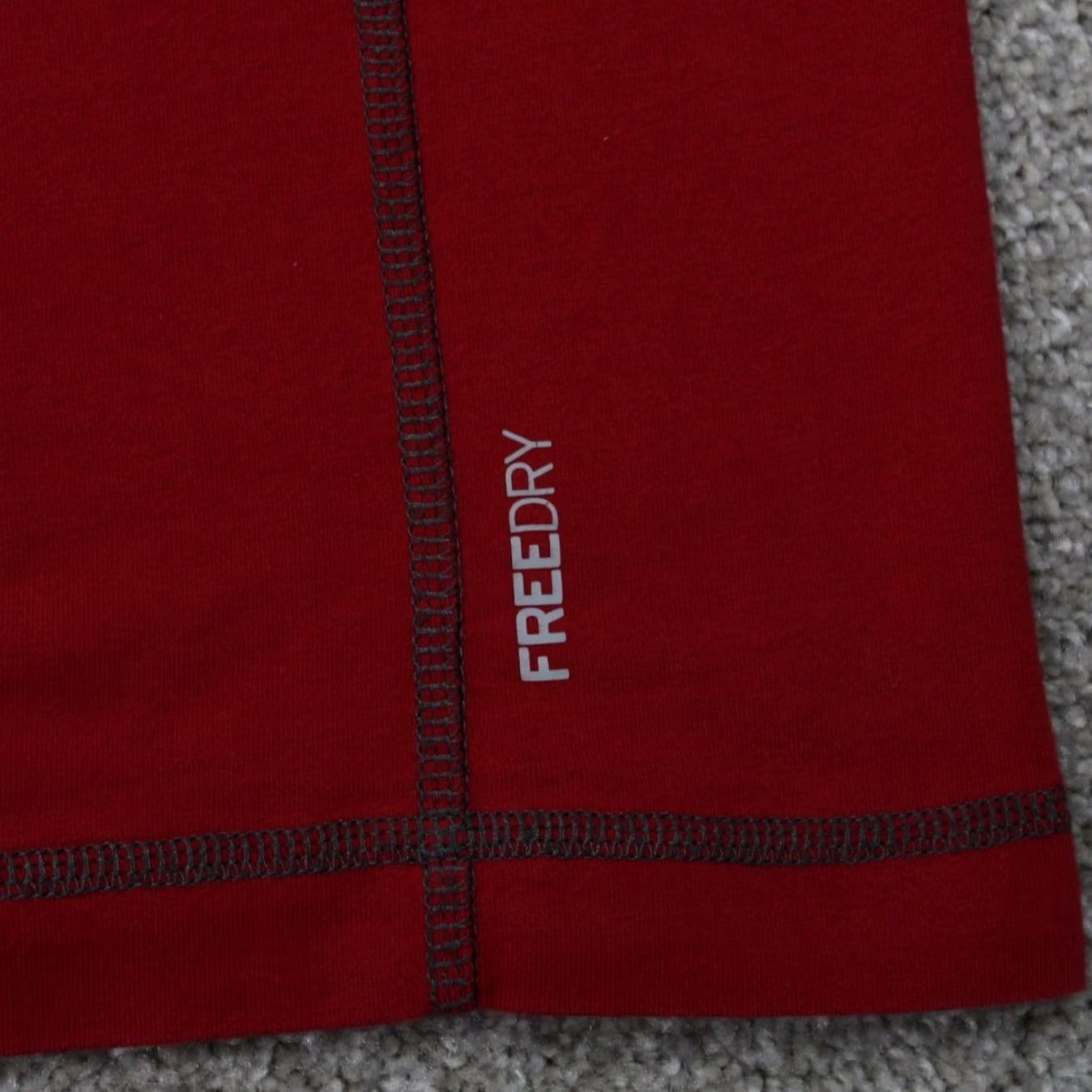 Eddie Bauer Eddie Bauer Sweatshirt Mens XL 1/4 Zip Red/Gray Fleece Pullover Long Sleeve Mock Neck 95% Cotton 5% Spandex Size US XL / EU 56 / 4 - 5 Thumbnail