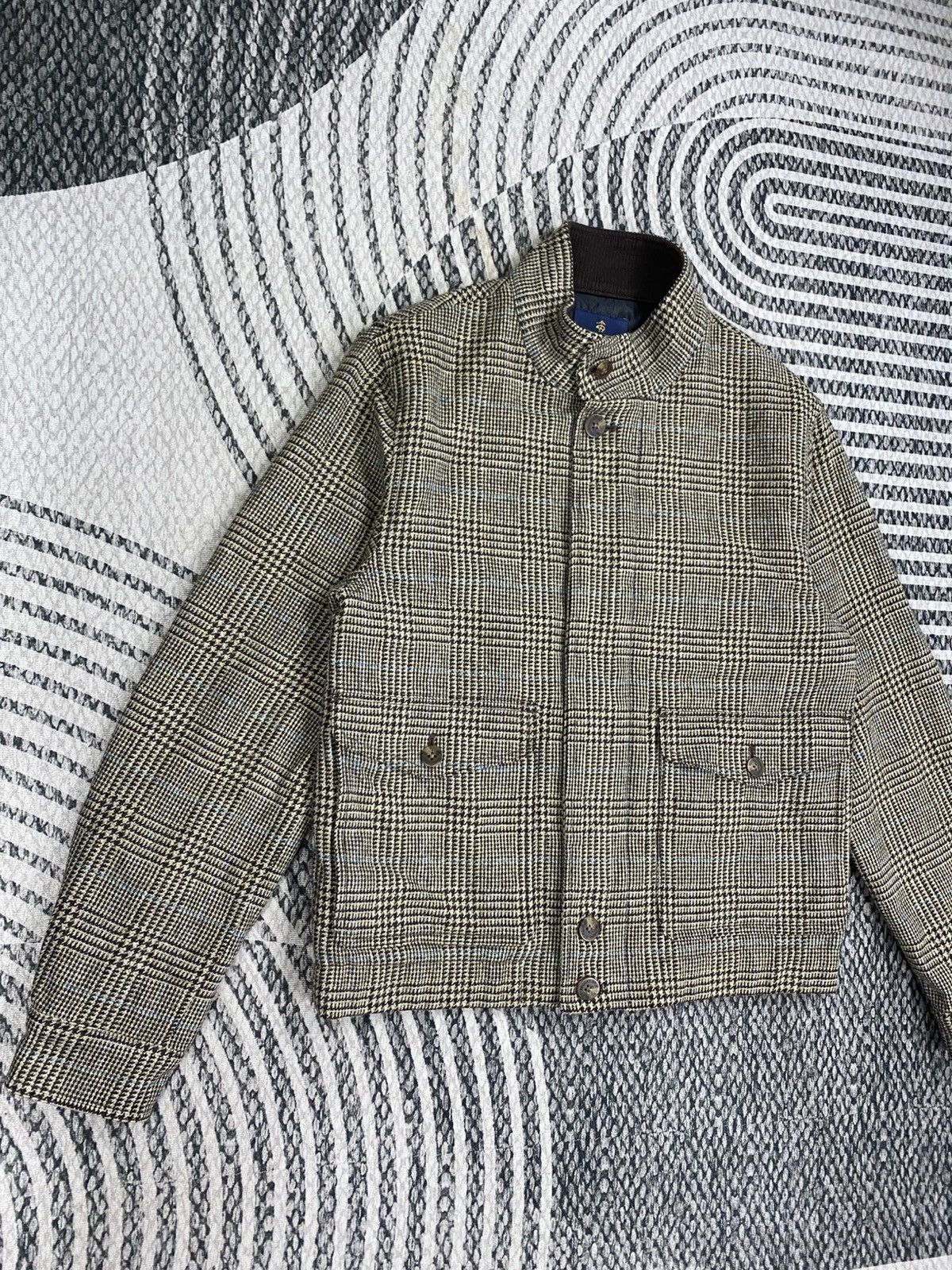 Brooks Brothers Vintage Brooks Brothers Plaid Wool Zipper Jacket Size US M / EU 48-50 / 2 - 3 Thumbnail