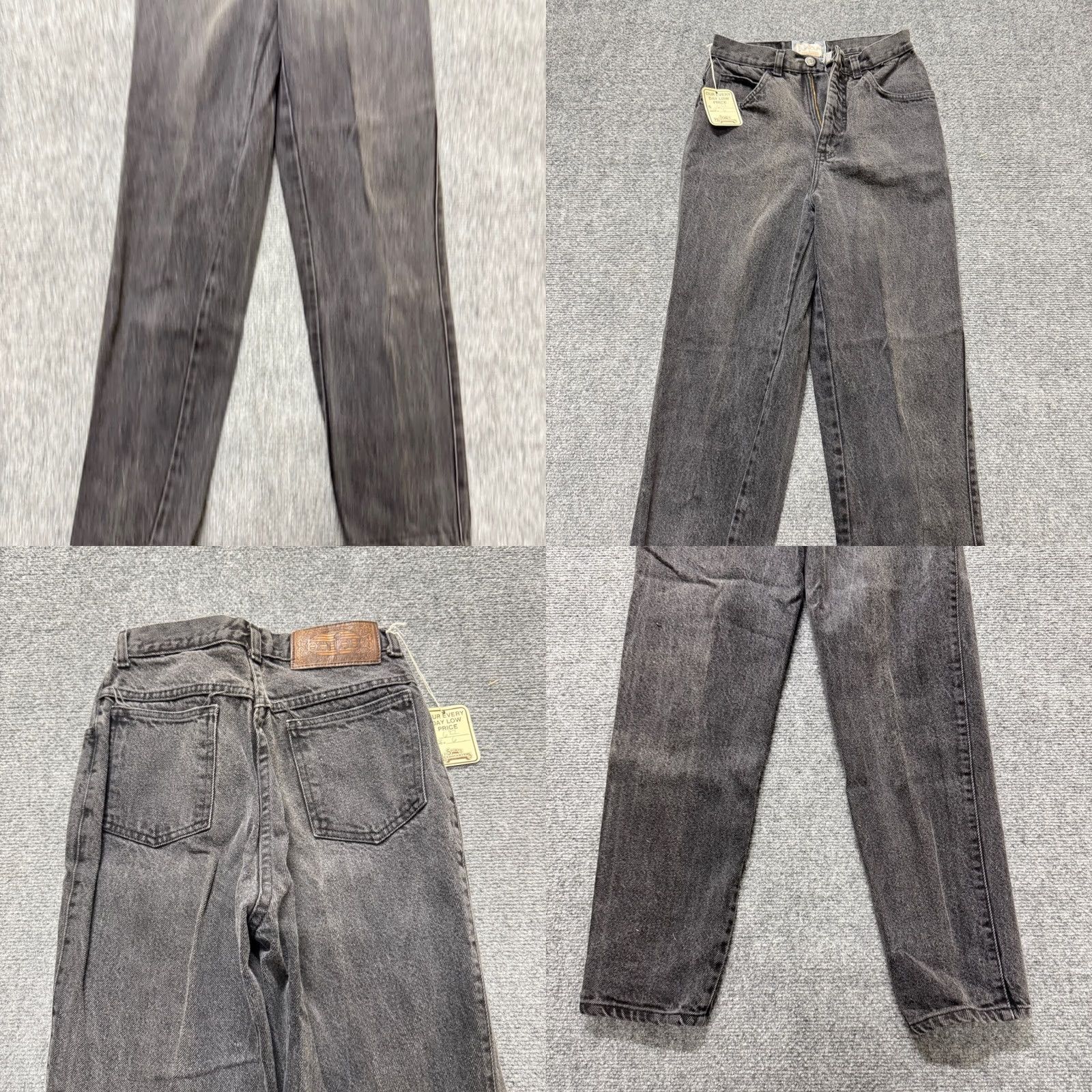 Vintage VINTAGE BonJour Pants Women's Size 8 Bootcut Black 100% Cotton Made In USA Paper Tag Womens Size 30" / US 8 / IT 44 - 8 Thumbnail