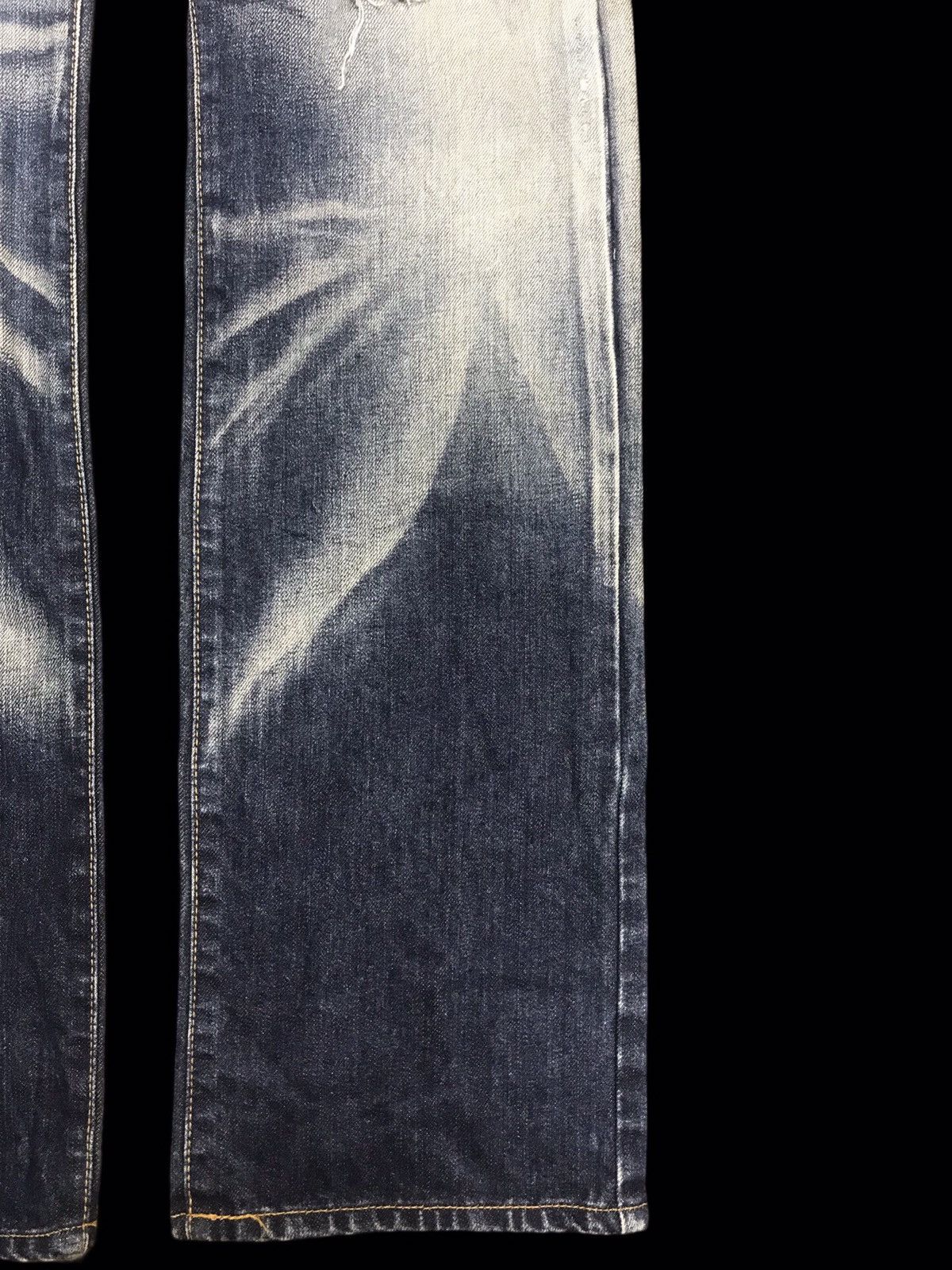 Japanese Brand 💥ARCHIVAL💥SELF TA SUPER STONEWASH DISTRESSED DENIM F295 Size US 30 / EU 46 - 7 Thumbnail