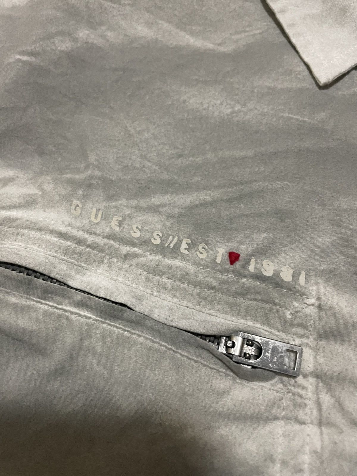 Guess Man Gray Limited Edition Guess Button Up Tshirt Stone Wash Size US M / EU 48-50 / 2 - 5 Thumbnail