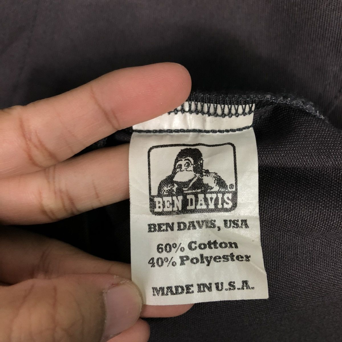 Japanese Brand 🔥HALF ZIPPER COLLAR BOWLING SHIRT BEN DAVIS SMALL LOGO Size US XL / EU 56 / 4 - 18 Thumbnail
