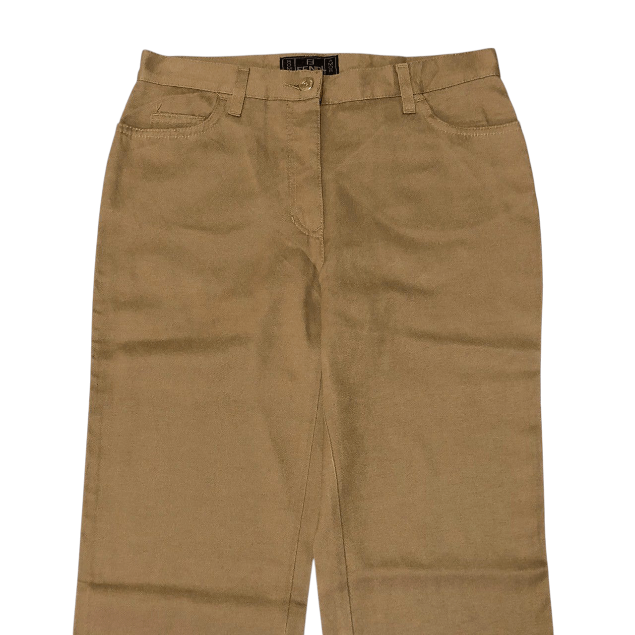 Fendi Fendi Roma Amor Khaki Trousers Waist 30" Size 28" / US 6 / IT 42 - 2 Thumbnail
