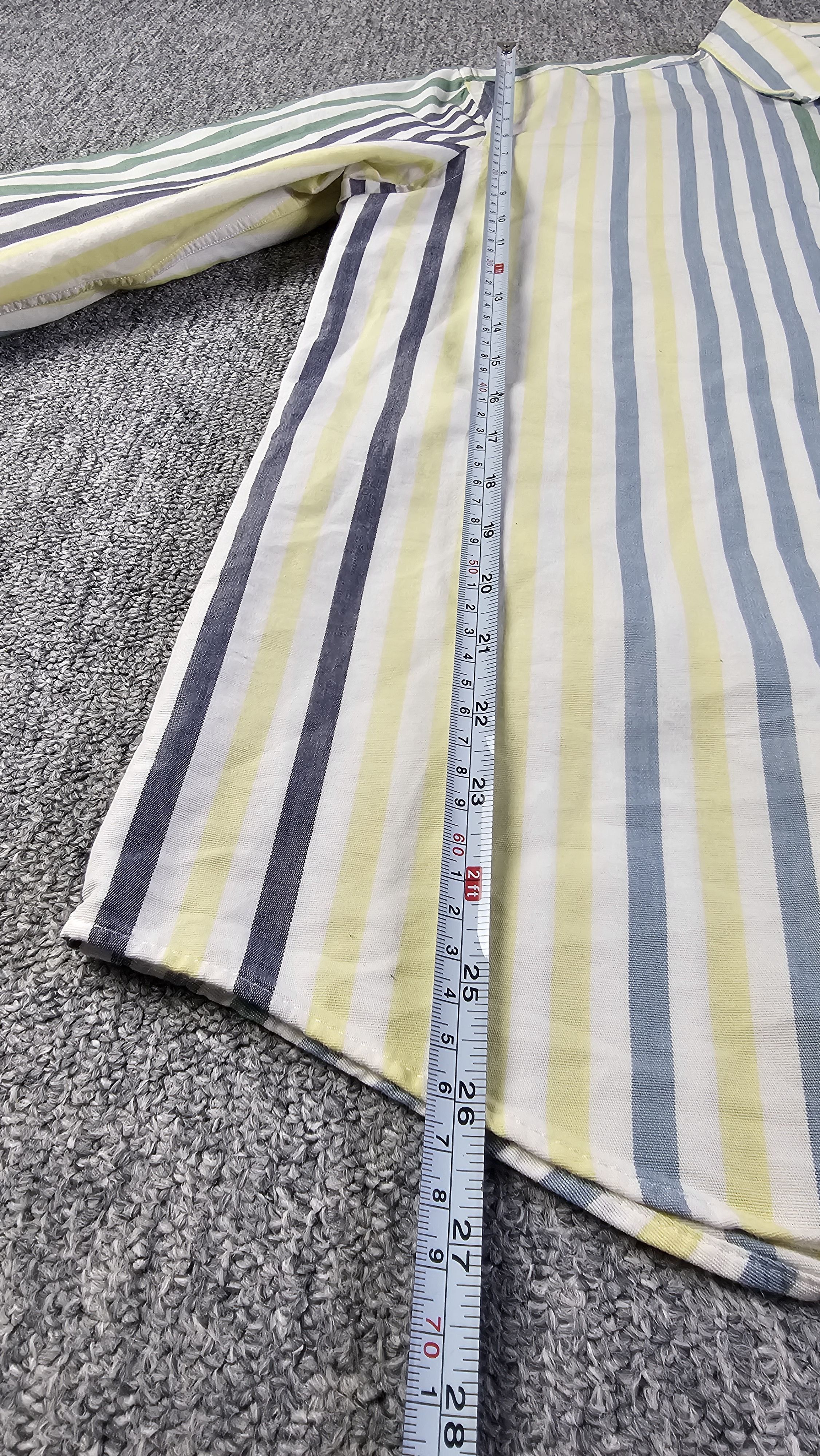 Zara Zara Man Colorful Stripe Long Sleeve Button Down Shirt Men L Size US L / EU 52-54 / 3 - 8 Thumbnail