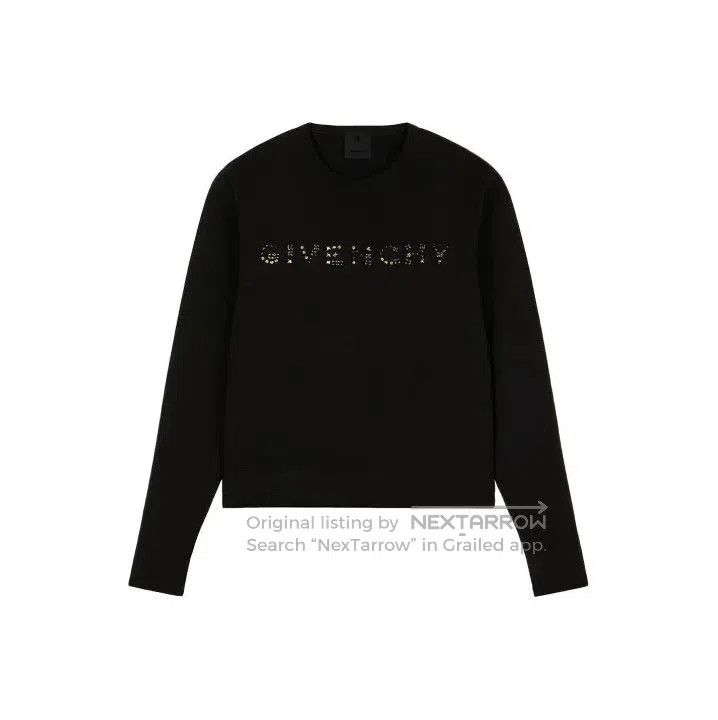 Givenchy Givenchy FW21 Rivet Embroidery Logo Crewneck Knit. Size US L / EU 52-54 / 3 - 1 Thumbnail