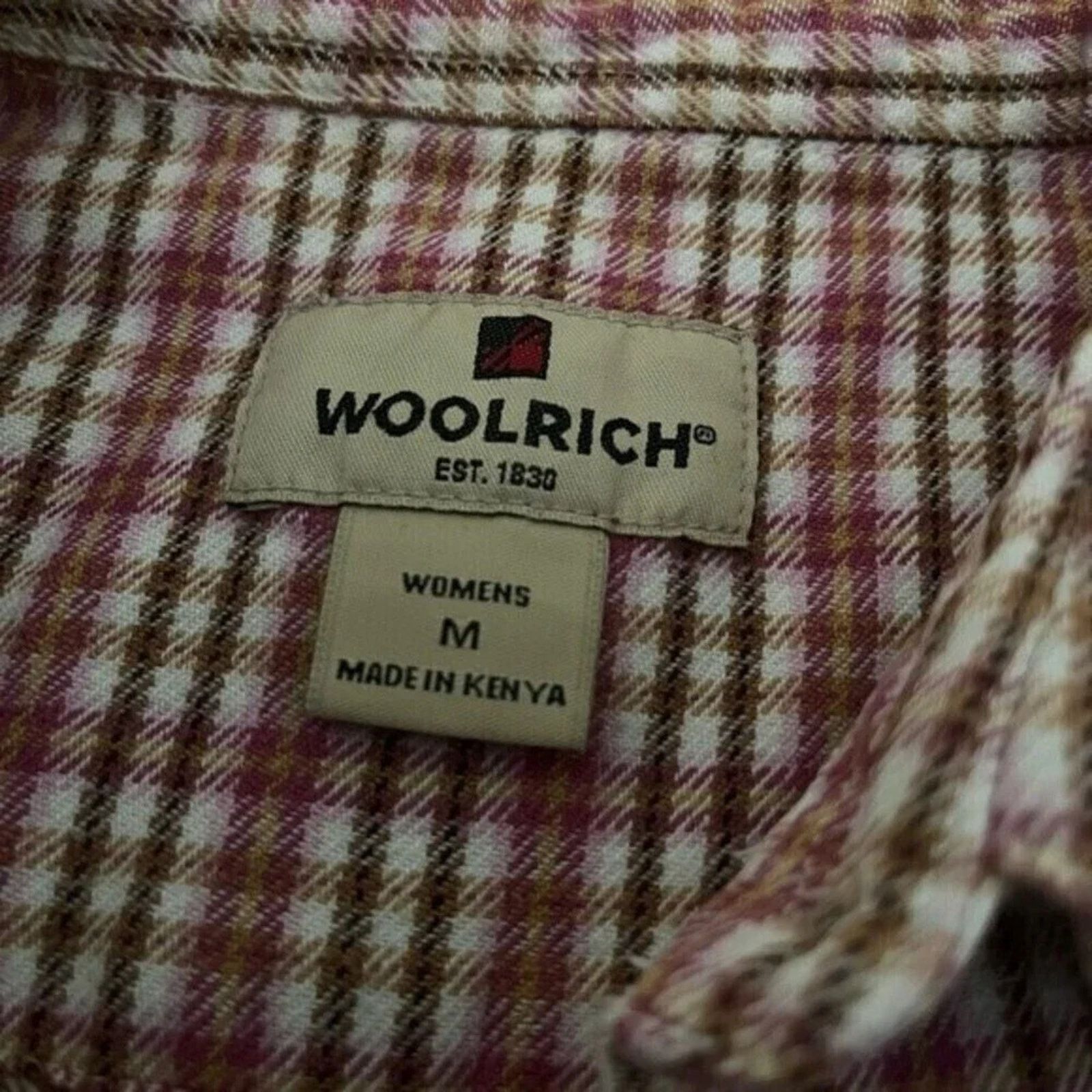 Woolrich Woolen Mills Woolrich button up cotton flannel shirt, size Medium Size M / US 6-8 / IT 42-44 - 5 Thumbnail