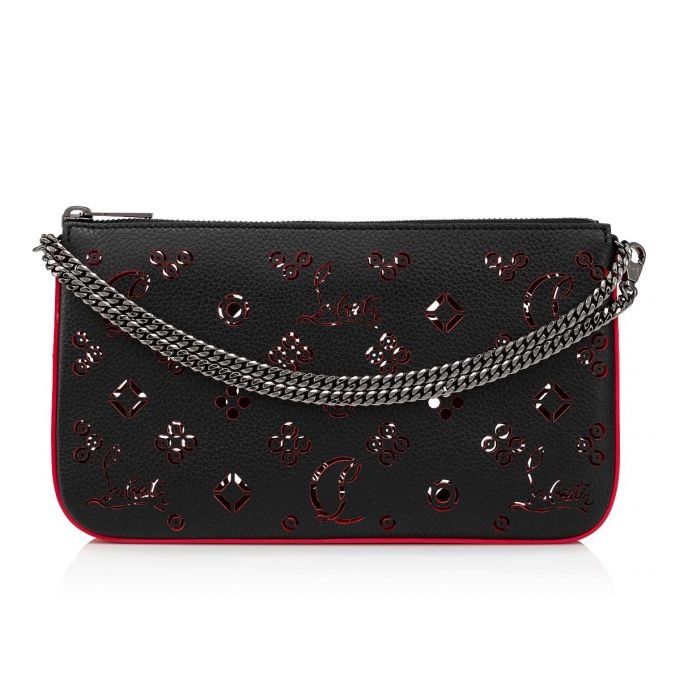 Christian Louboutin o1s1wg110125 Size: OS/Loubila Pouch in Black Size ONE SIZE - 1 Thumbnail