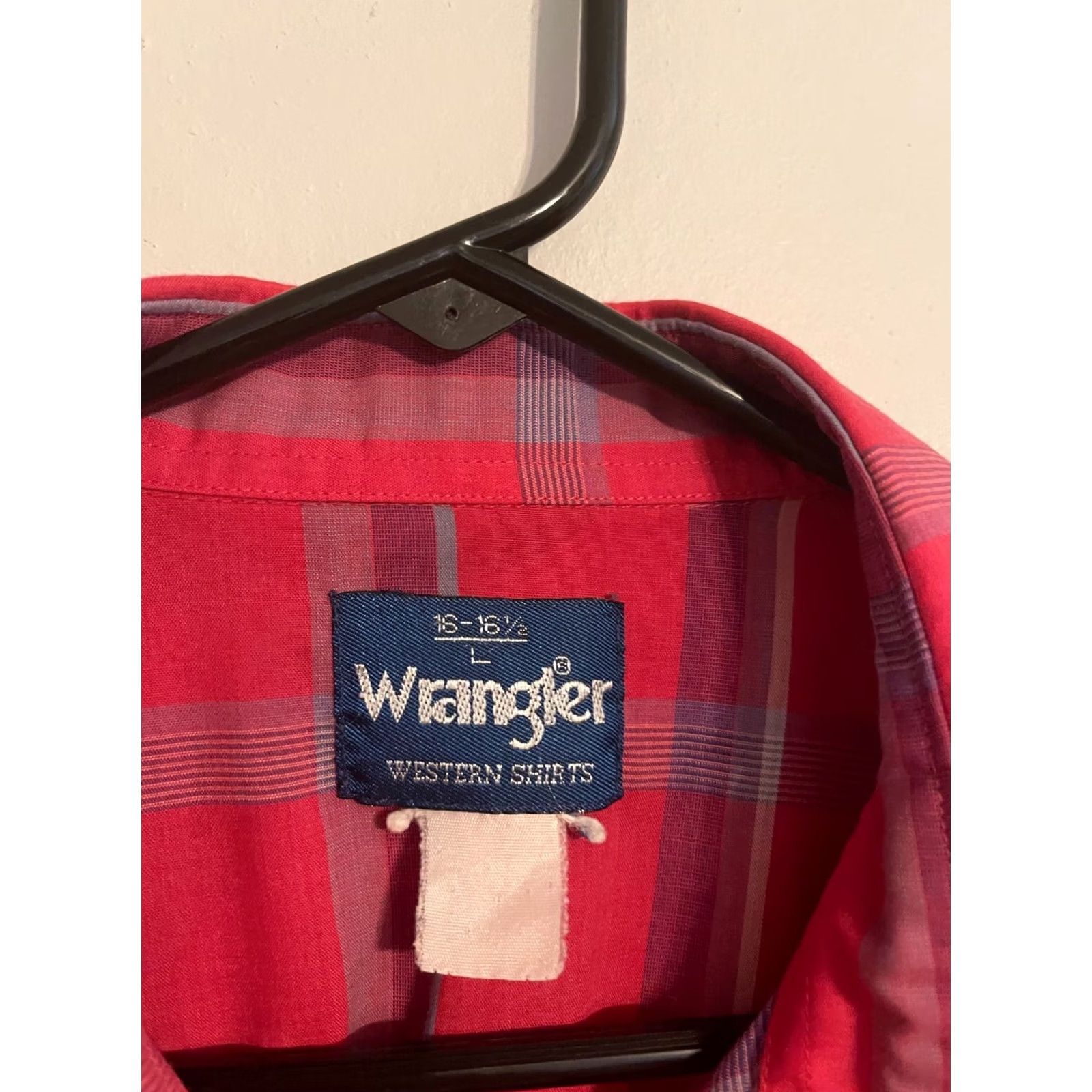 Wrangler Wrangler Western Pearl Snap Button Up Red Plaid Cowboy Shirt Men's L Size US L / EU 52-54 / 3 - 3 Thumbnail