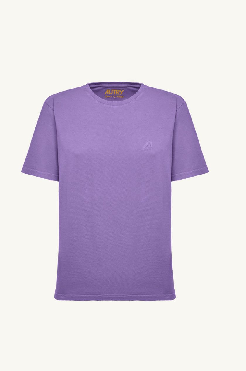 AUTRY o1y0725 Crewneck T-Shirt in Mauve Size XS / US 0-2 / IT 36-38 - 1 Thumbnail