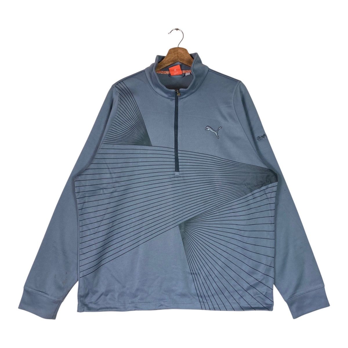 Puma Vintage Puma Quarter Zip Pullover Jumper Sweatshirt Size US XL / EU 56 / 4 - 1 Thumbnail