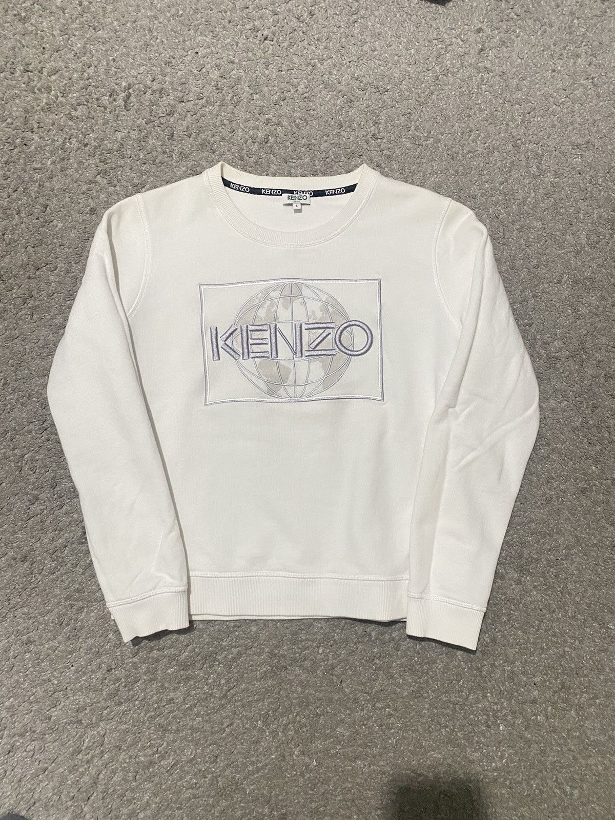 Kenzo Kenzo Internazionale Embroidered Center Logo Spellout Size L / US 10 / IT 46 - 1 Thumbnail