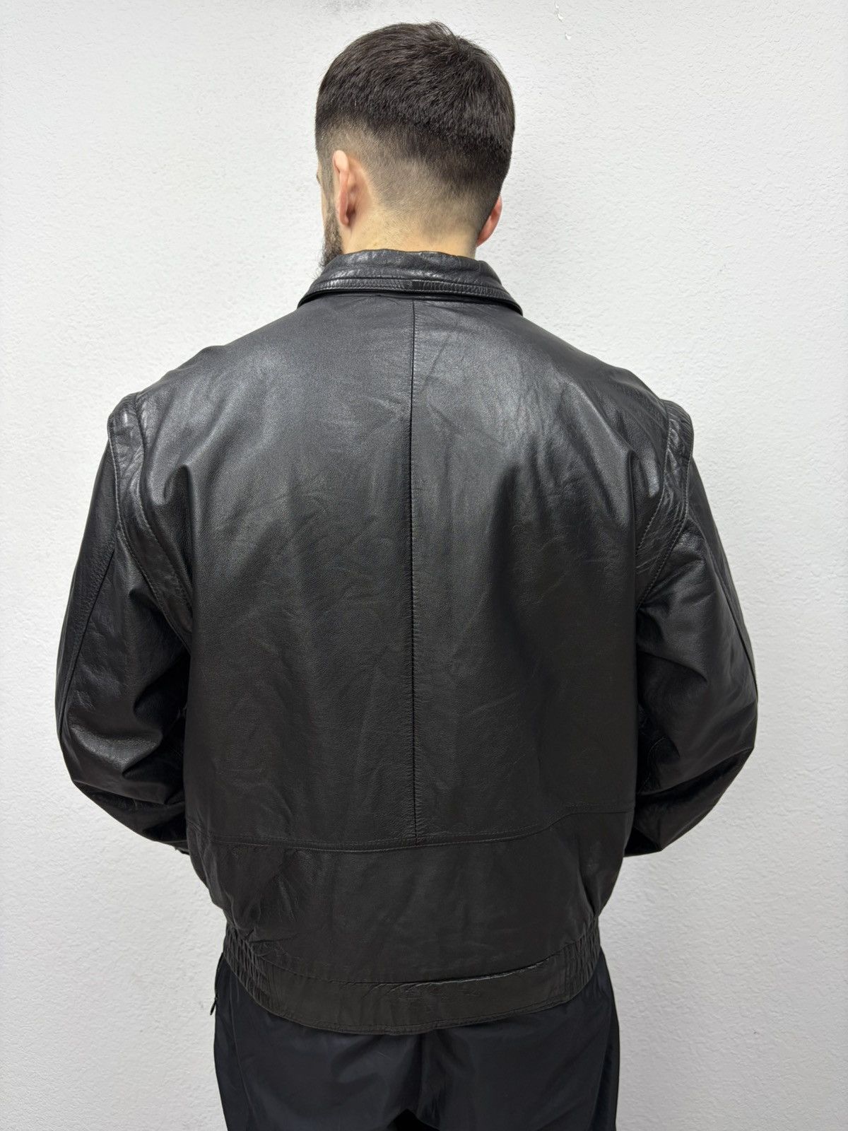 Hedi Slimane Vintage Black Leather Fringe Biker Transformer Vest Jacket Size US L / EU 52-54 / 3 - 22 Thumbnail
