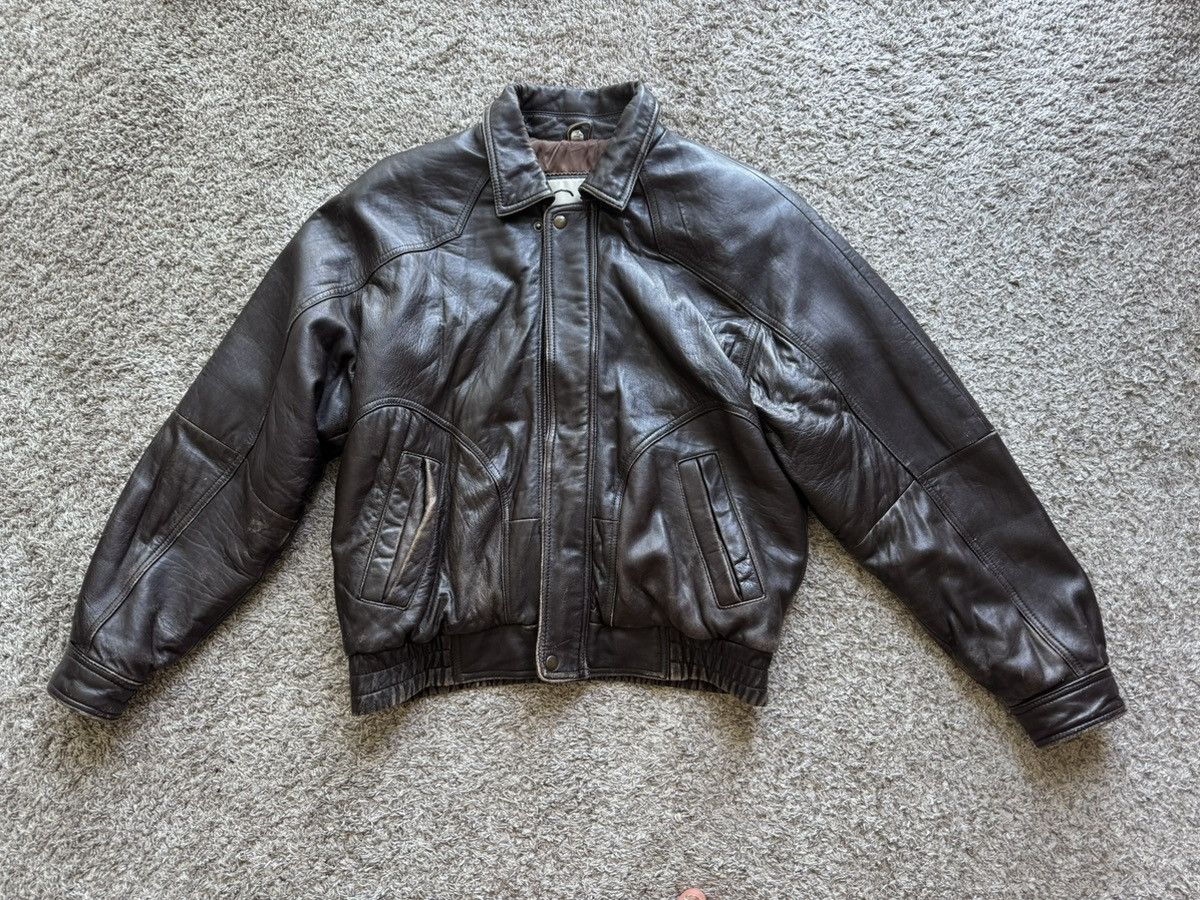 Other 1970 Vintage authentic leather jacket Size US S / EU 44-46 / 1 - 1 Thumbnail