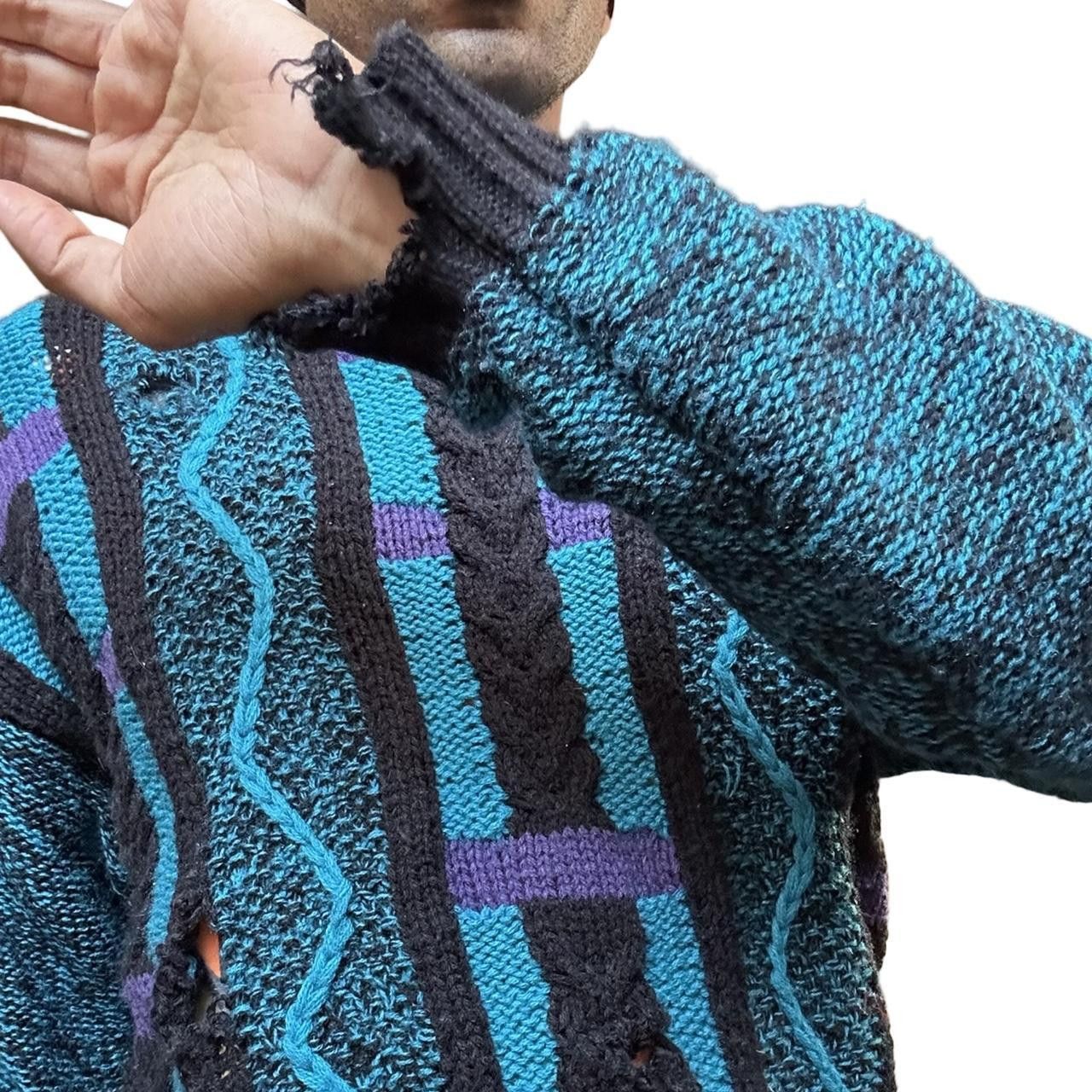 Other Vintage Cattivo Coogie Style Black Grunge Sweater - Medium Size US M / EU 48-50 / 2 - 6 Thumbnail