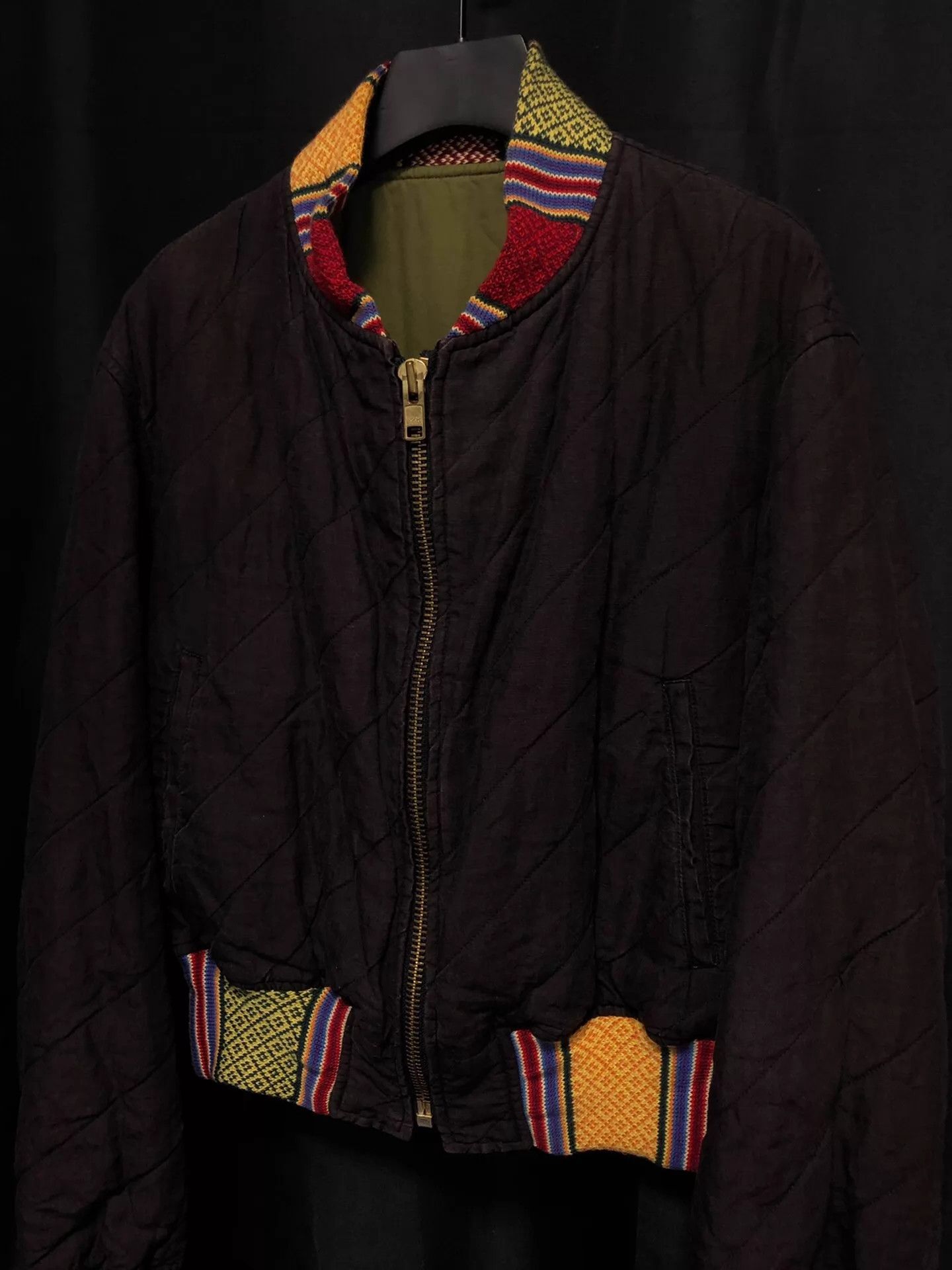 Yohji Yamamoto Yohji Yamamoto 93SS Cutting Swap Linen MA1 Jacket Size US M / EU 48-50 / 2 - 5 Thumbnail