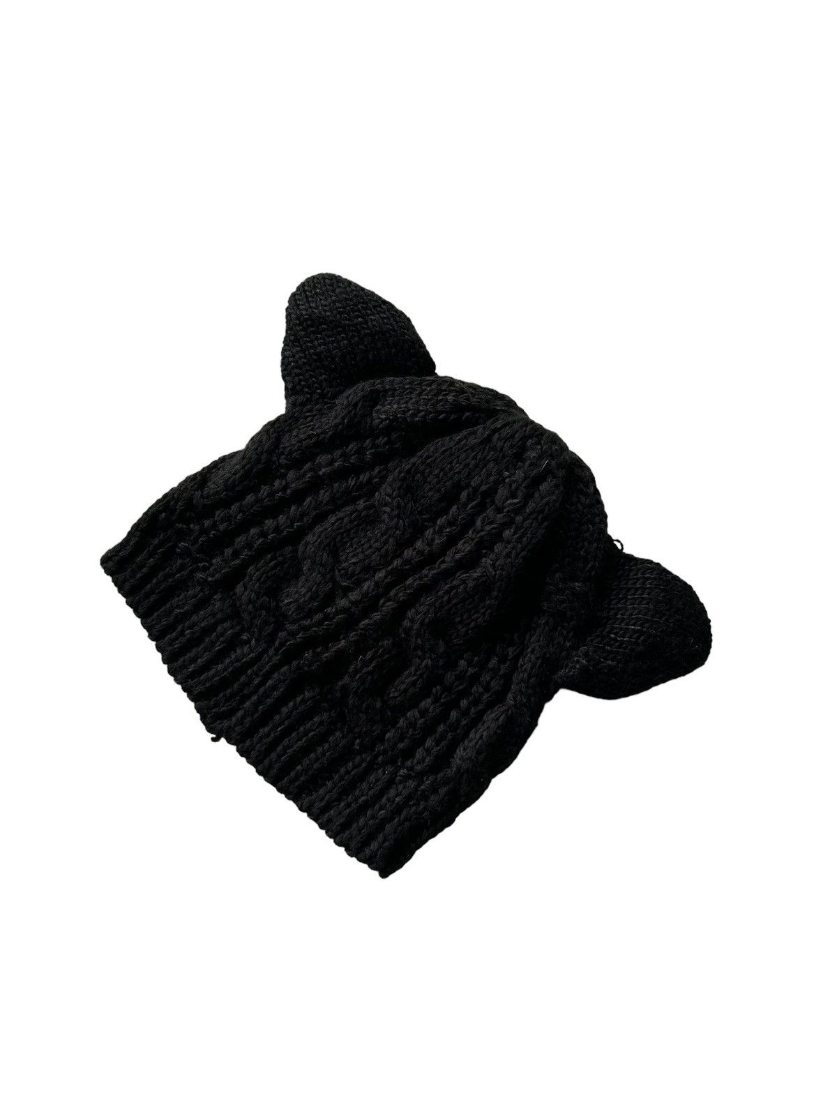14th Addiction × Japanese Brand Bunny Horn Devil Knitted Beanie Hats Like CDG !! Size ONE SIZE - 2 Thumbnail