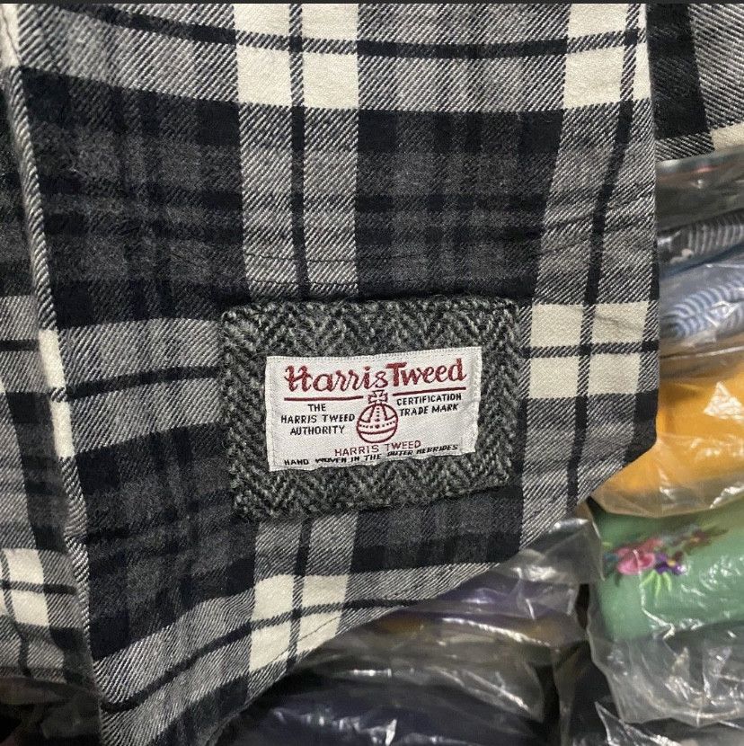 Harris Tweed Harris Tweed x Clossi button down shirt Size US M / EU 48-50 / 2 - 3 Thumbnail