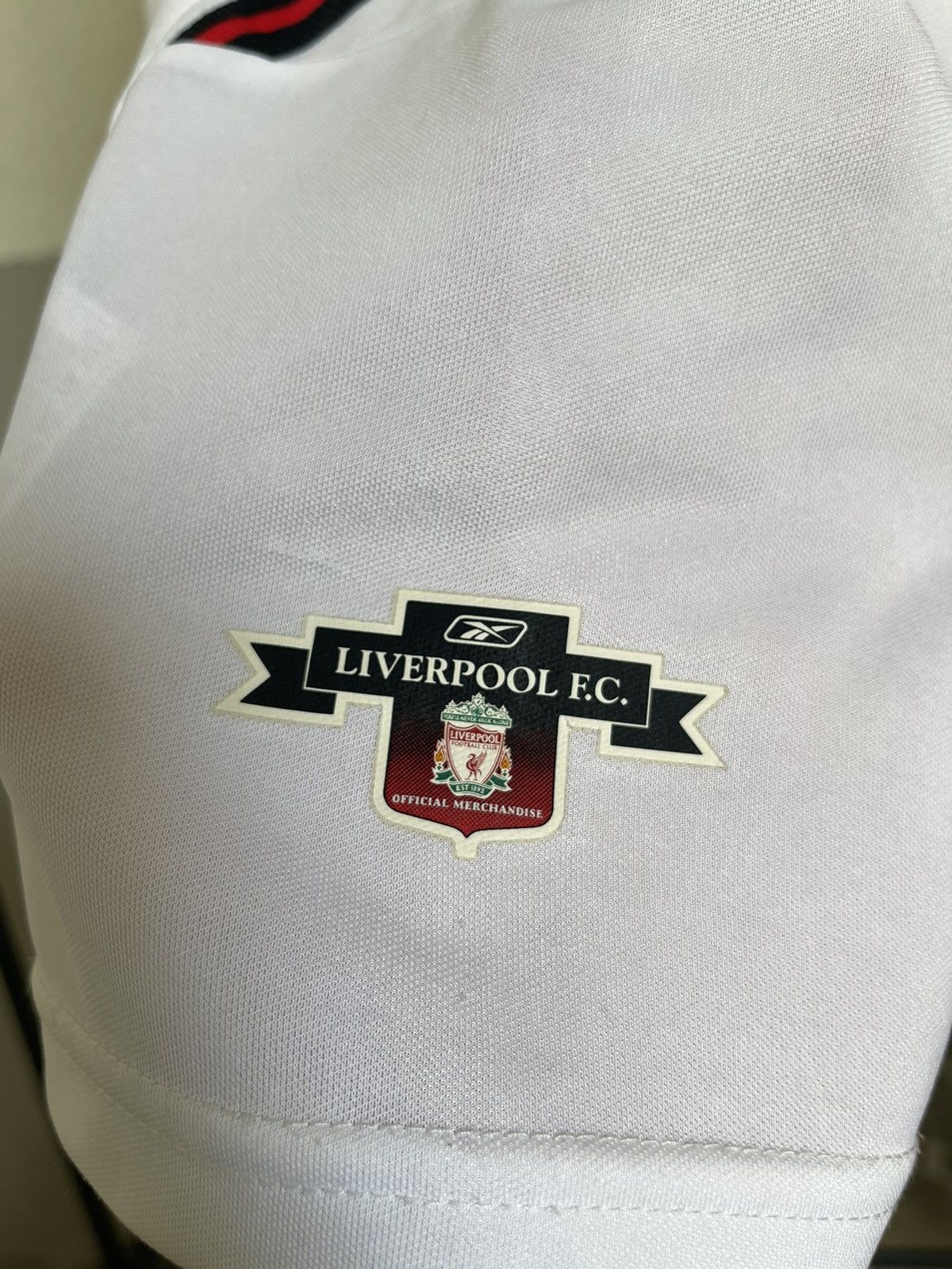 Reebok 2003-2004 Liverpool Carlsberg Longsleeve Away Jersey Size US M / EU 48-50 / 2 - 4 Thumbnail
