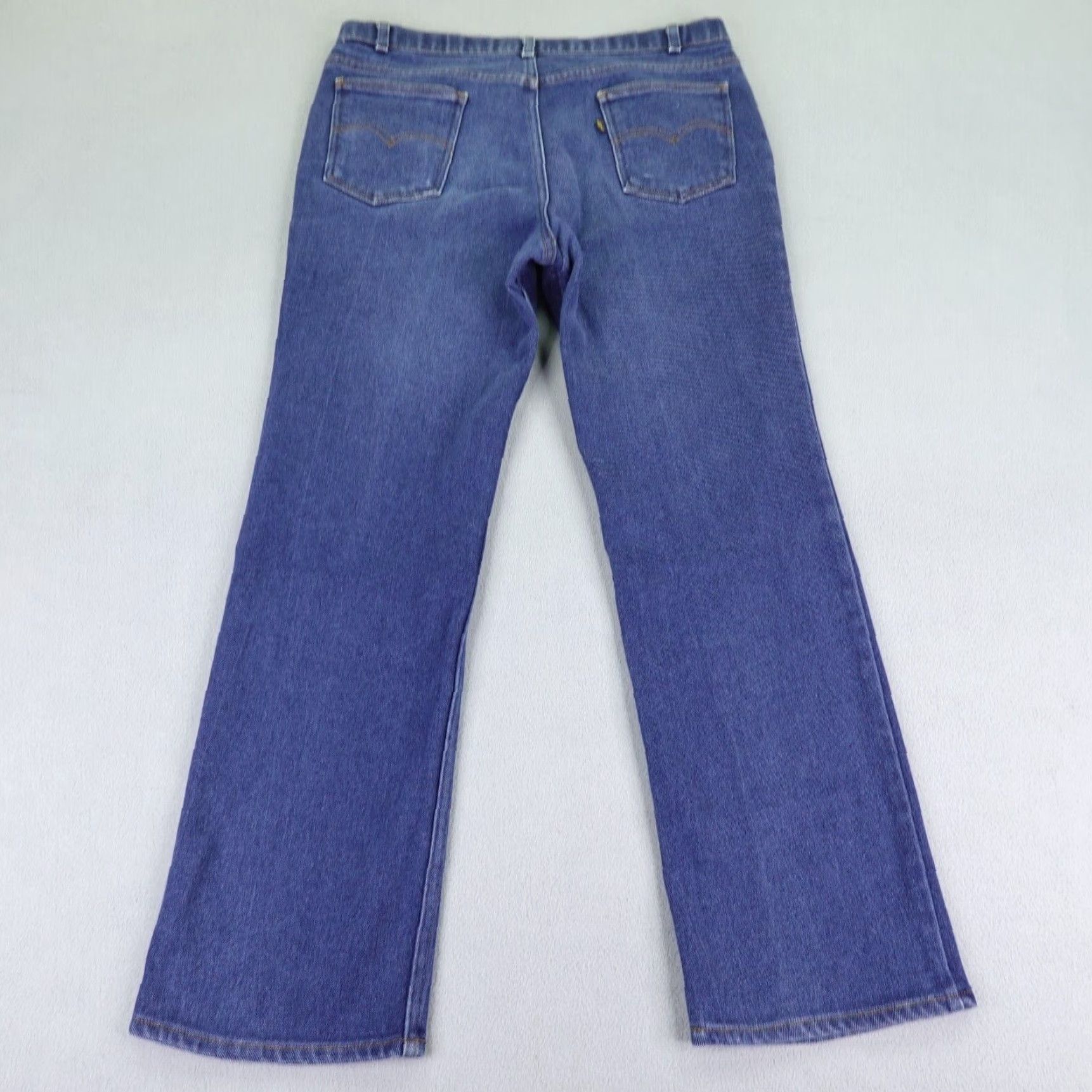 Levi's VINTAGE Levi's Jeans Mens 38x31 Blue Denim Bootcut Dark Wash 80s Pants Jeans Mens Bootcut 1980s Levi's Blue Denim Jeans Size US 35 - 7 Thumbnail