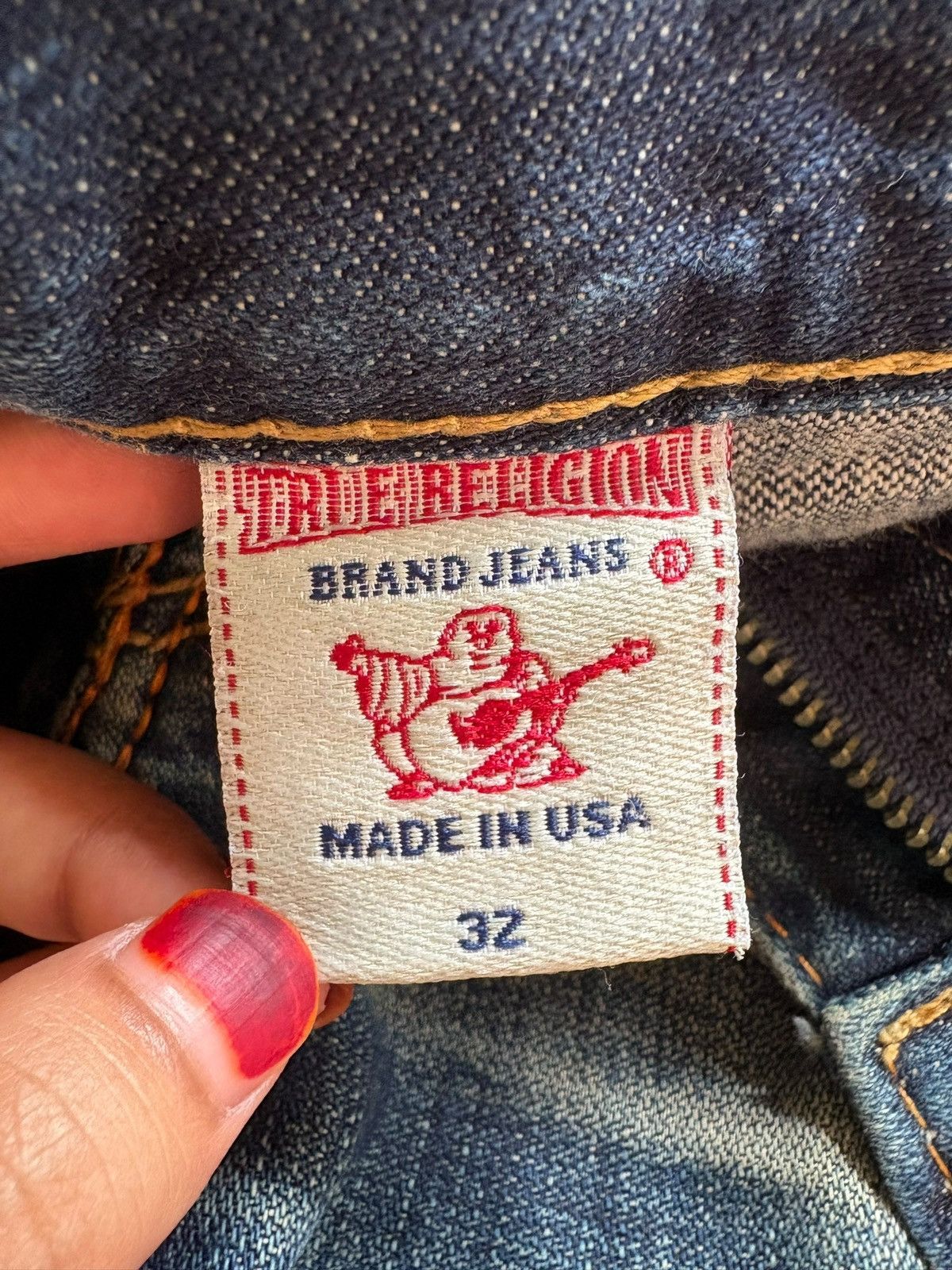 True Religion Vintage True Religion Ricky Big T Mud Wash Baggy Jeans Size US 34 / EU 50 - 11 Thumbnail