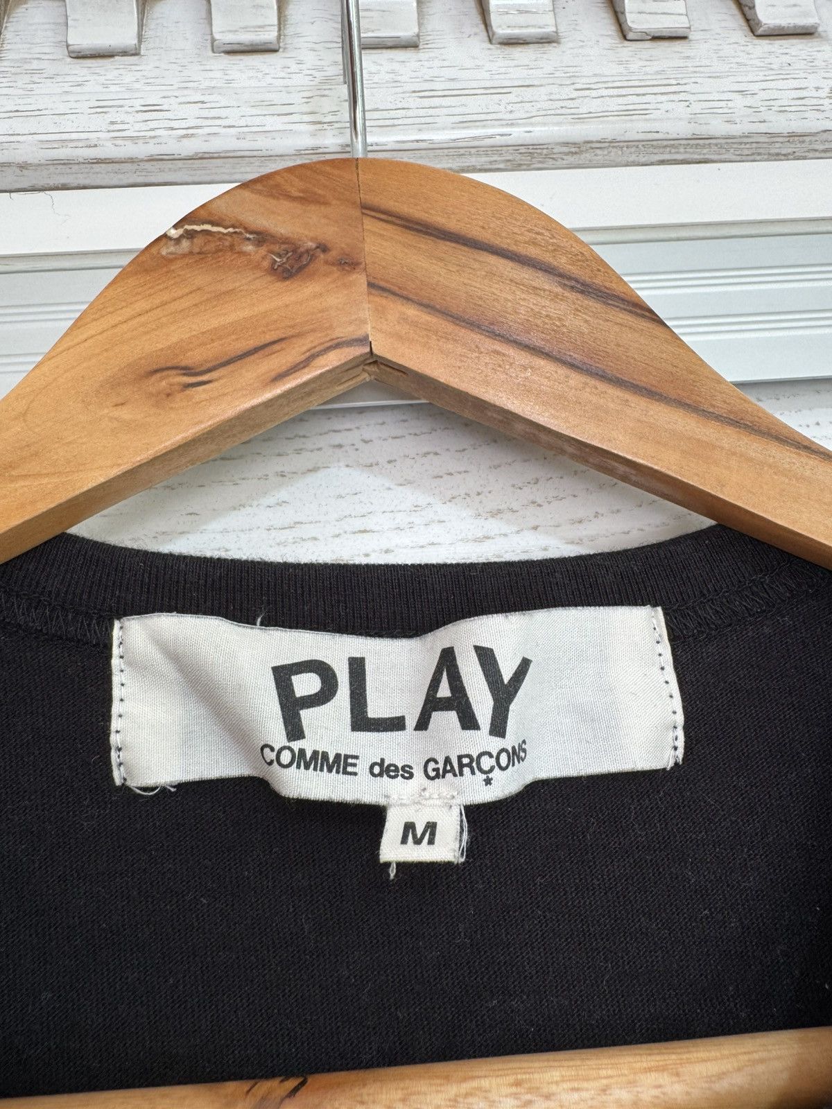 Comme des Garcons Comme des Garcons Big Logo Black T-shirt Size US M / EU 48-50 / 2 - 9 Thumbnail