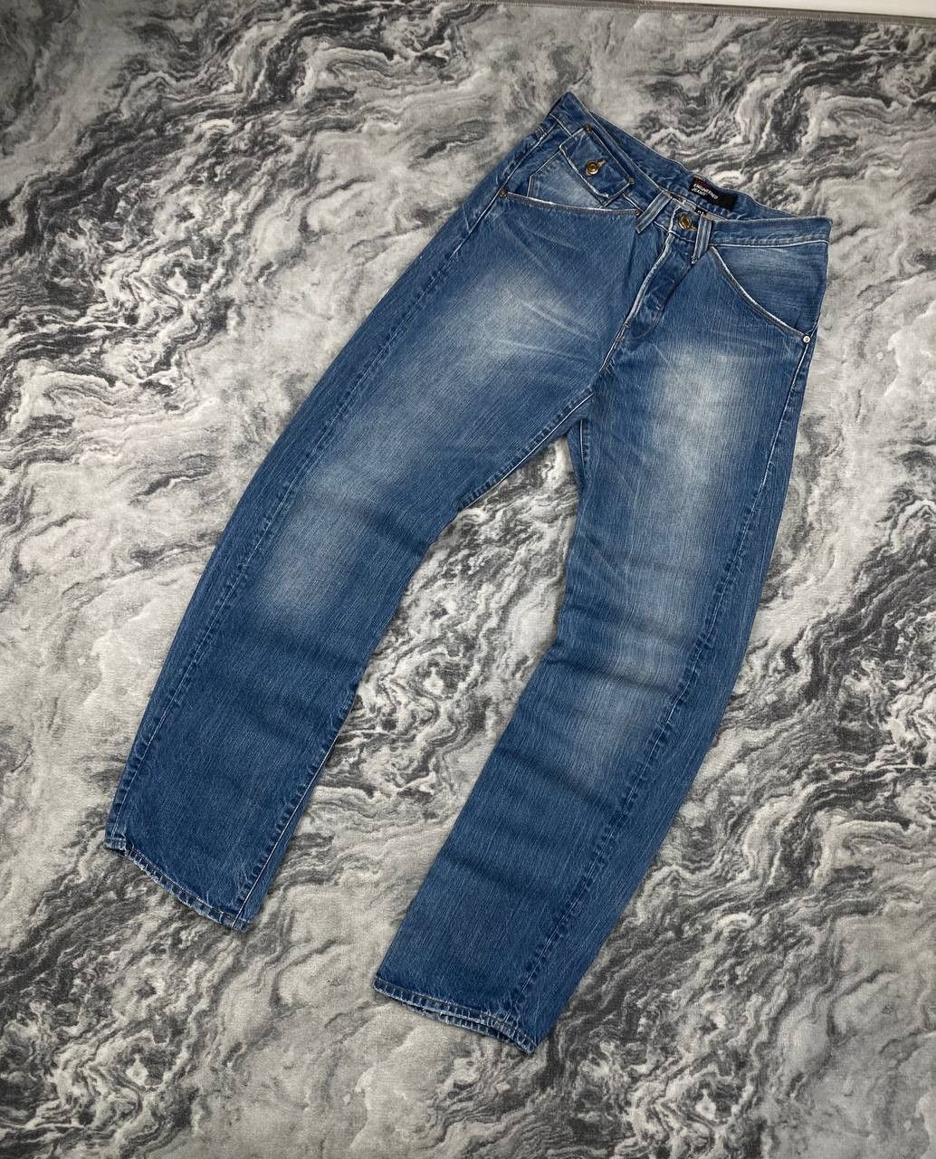 Levi's Vintage Levi’s Engineered Twisted Seams Cinch Denim Jeans Size US 31 - 2 Thumbnail