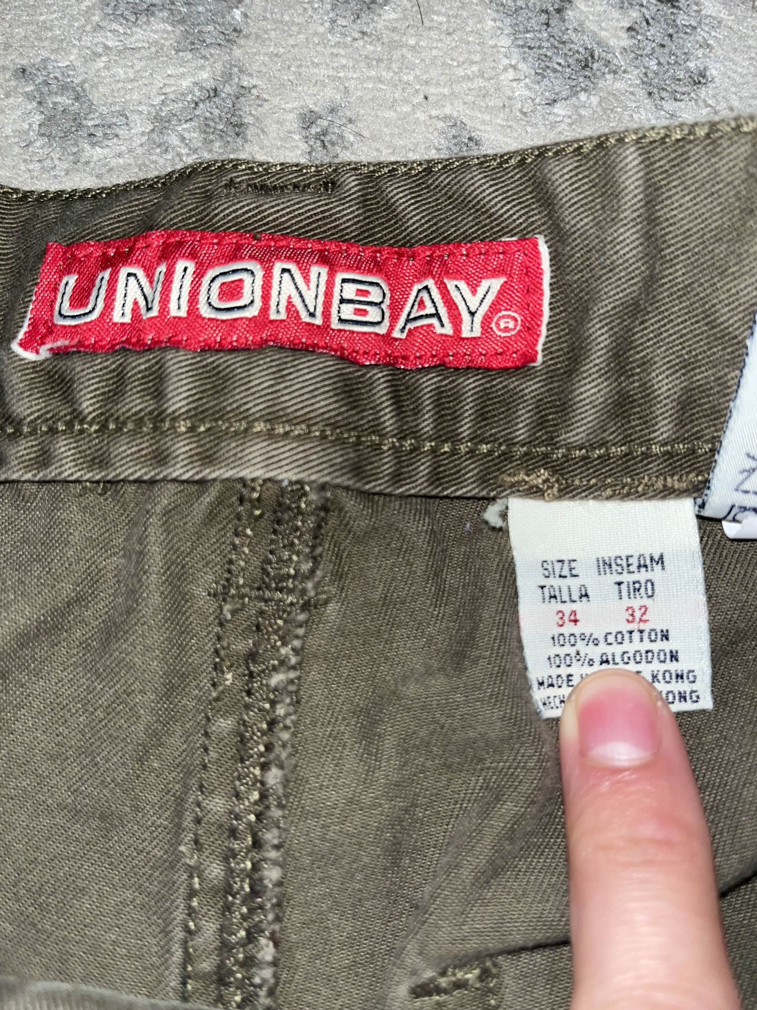 UNIONBAY × Vintage Y2K Baggy Union Bay Cargo Pants Size US 34 / EU 50 - 6 Thumbnail