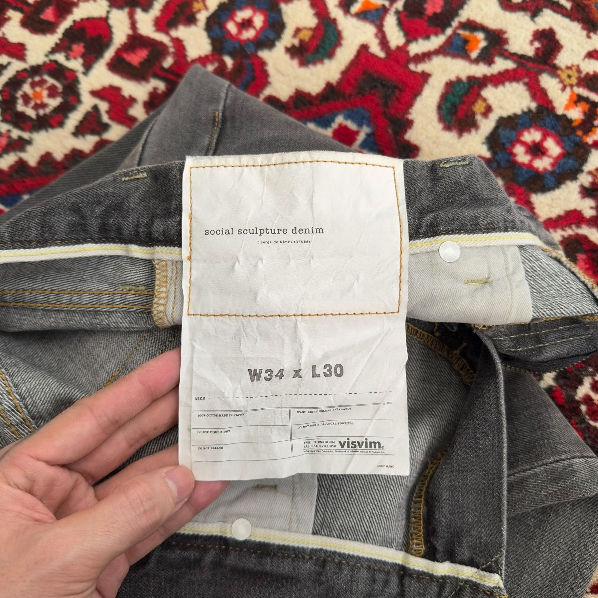Visvim visvim 17aw 04d10 Black Jeans W34L30 Size US 34 / EU 50 - 7 Thumbnail