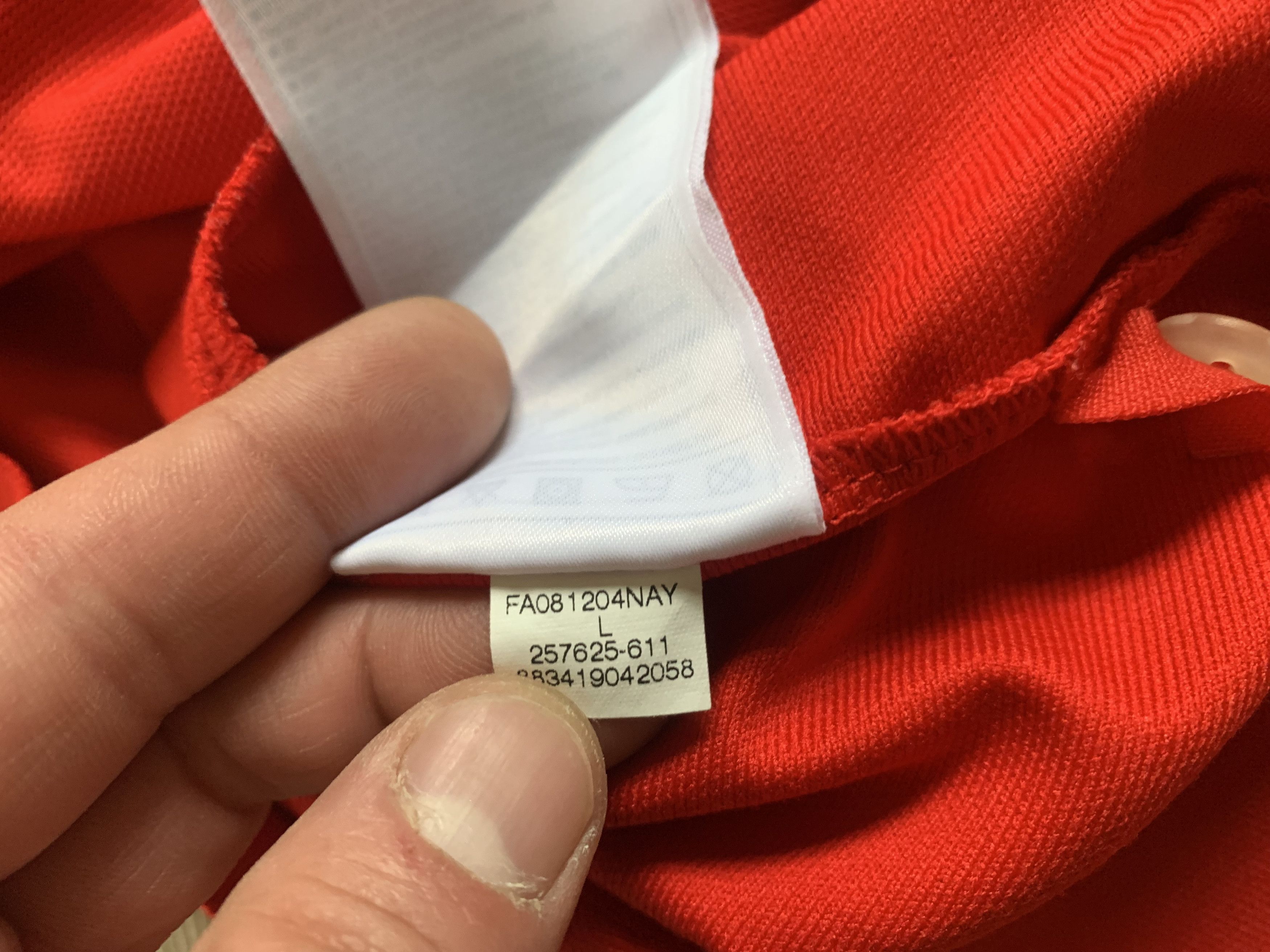 Nike Mens Nike Red Polo Shirt Fit Dry Size US L / EU 52-54 / 3 - 7 Thumbnail