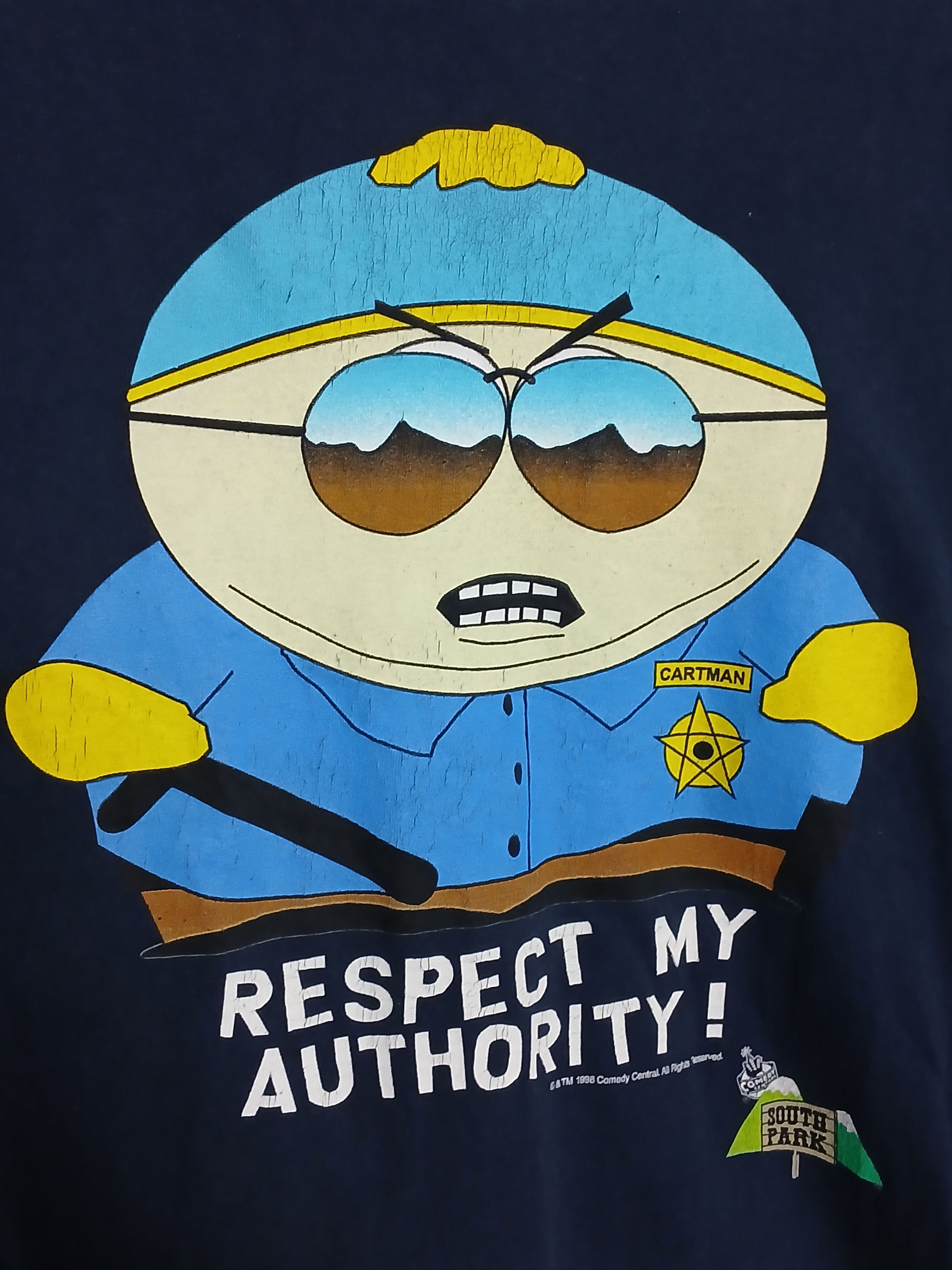 Cartoon Network × Vintage Vintage 1998 South Park Cartman T-Shirt Size US L / EU 52-54 / 3 - 3 Thumbnail