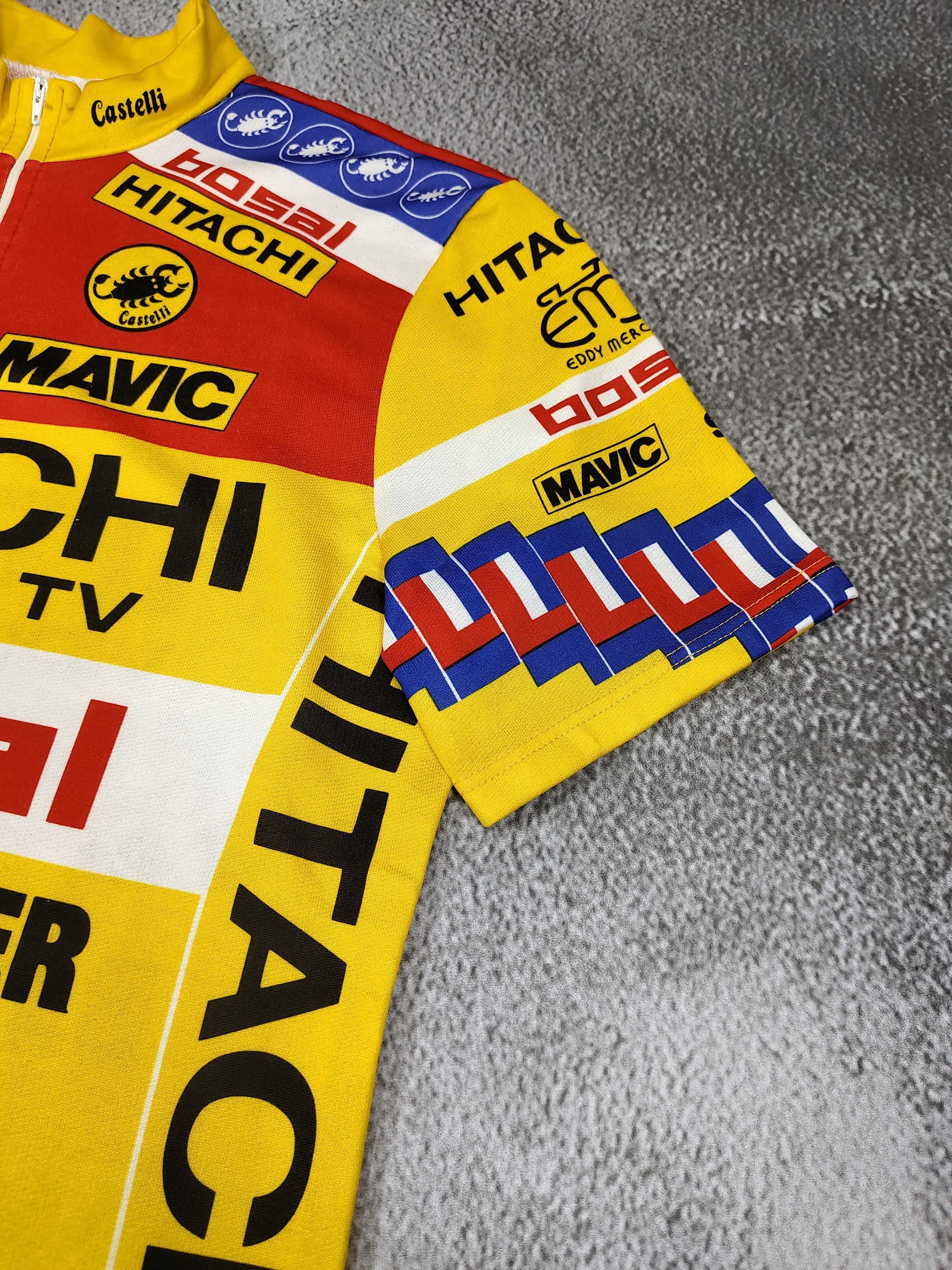 Vintage 90s Castelli🇮🇹Eddy Merckx Team Racing Tour Cycling Jersey Size US M / EU 48-50 / 2 - 3 Thumbnail