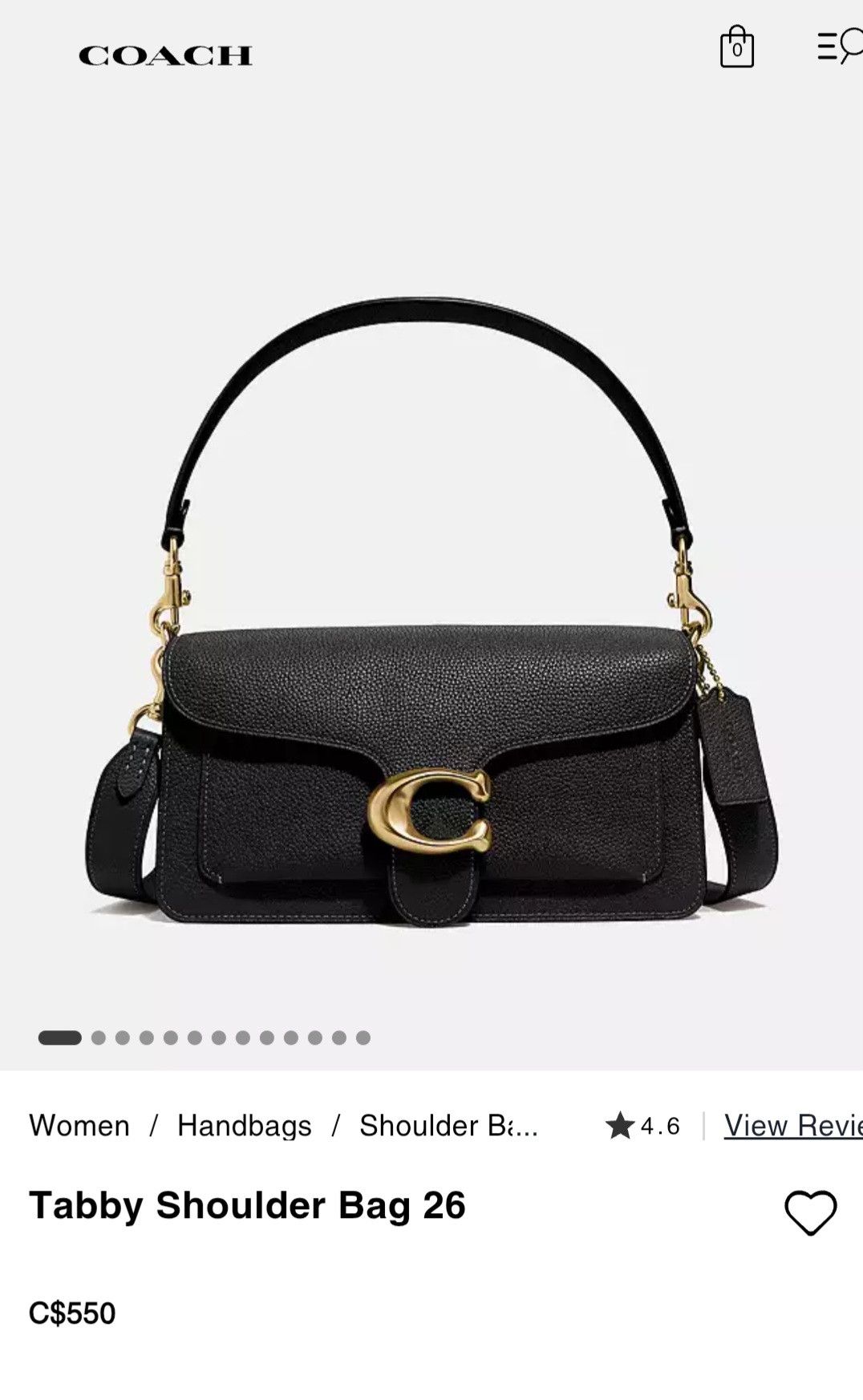 Coach Coach Tabby Shoulder bag 26 Size ONE SIZE - 1 Thumbnail