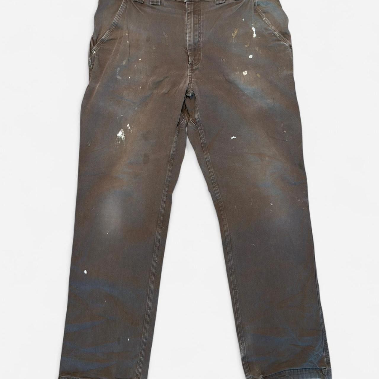 Duluth Trading Company Duluth Trading Company Men's brown grey Trousers Size US 36 / EU 52 - 1 Thumbnail