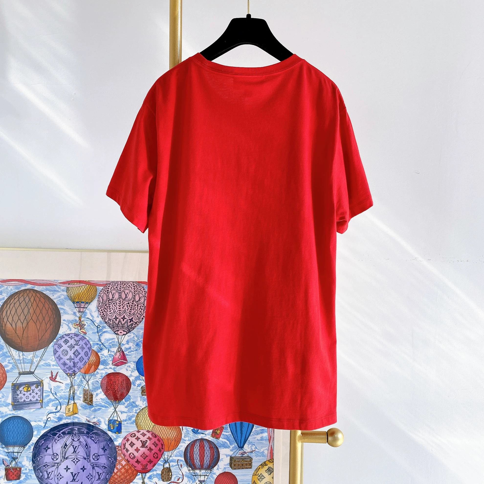 Burberry Burberry Logo Red T-Shirt L 7897 Size US L / EU 52-54 / 3 - 2 Thumbnail