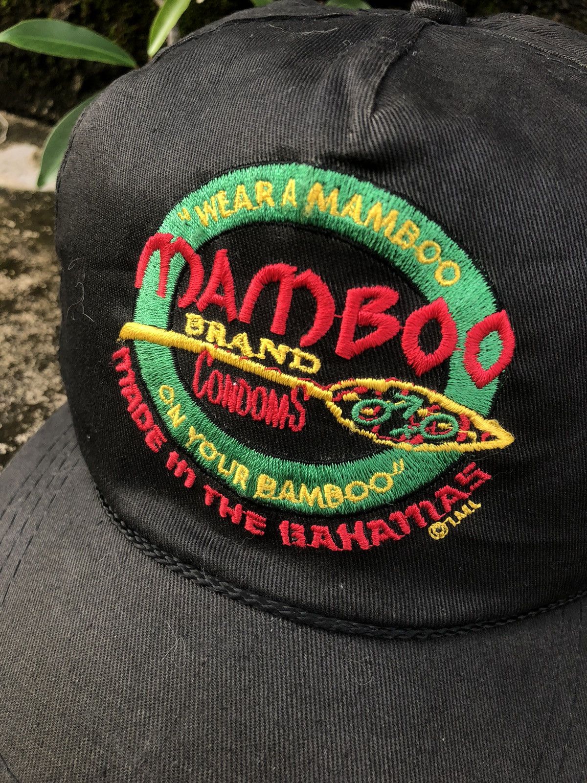 Mambo Rare🔥 Vintage 90s Mamboo Brand Condoms Art Hats Size ONE SIZE - 6 Thumbnail