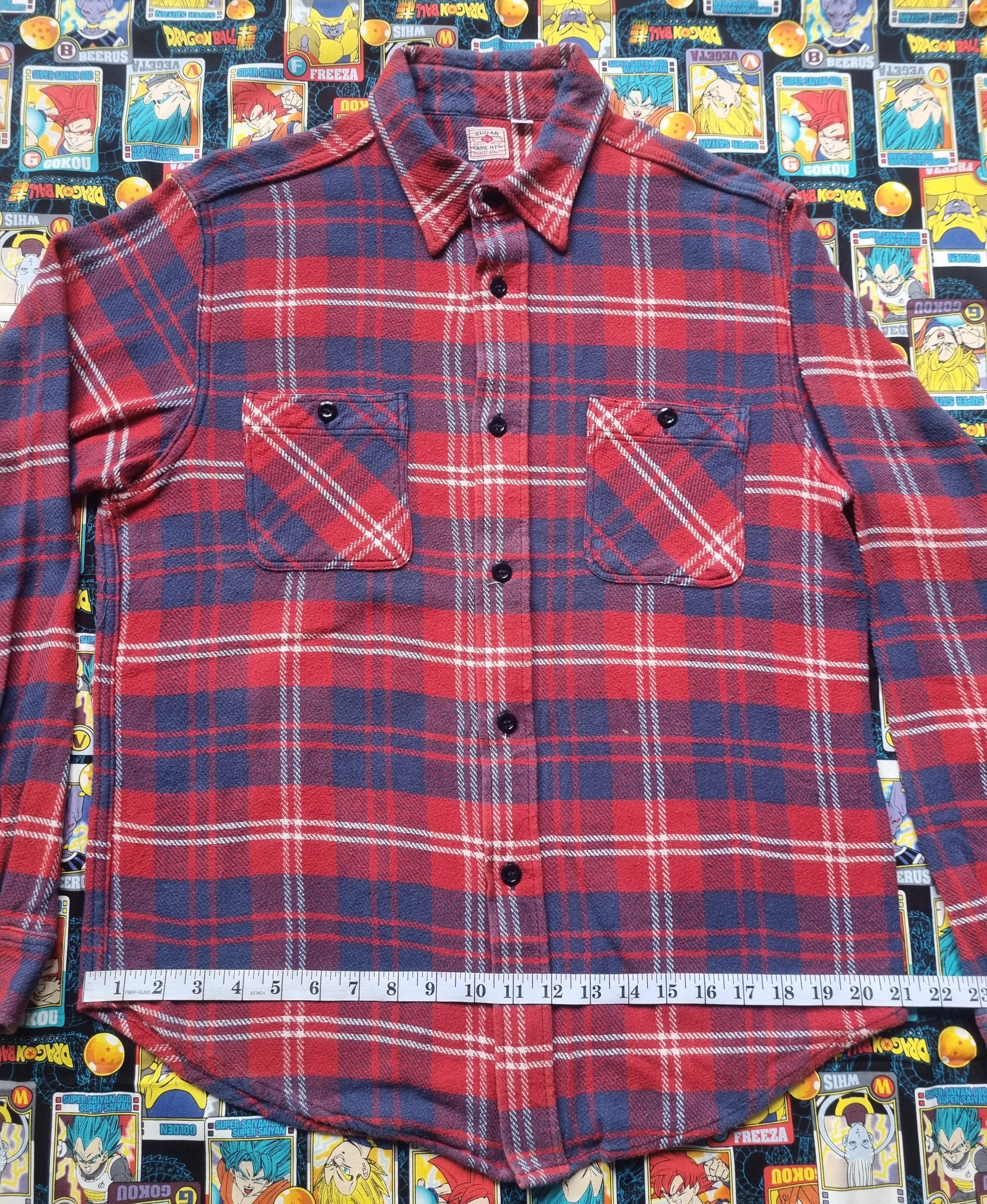 Sugar Cane Sugar Cane Flanel Shirt Button Up Size US L / EU 52-54 / 3 - 7 Thumbnail