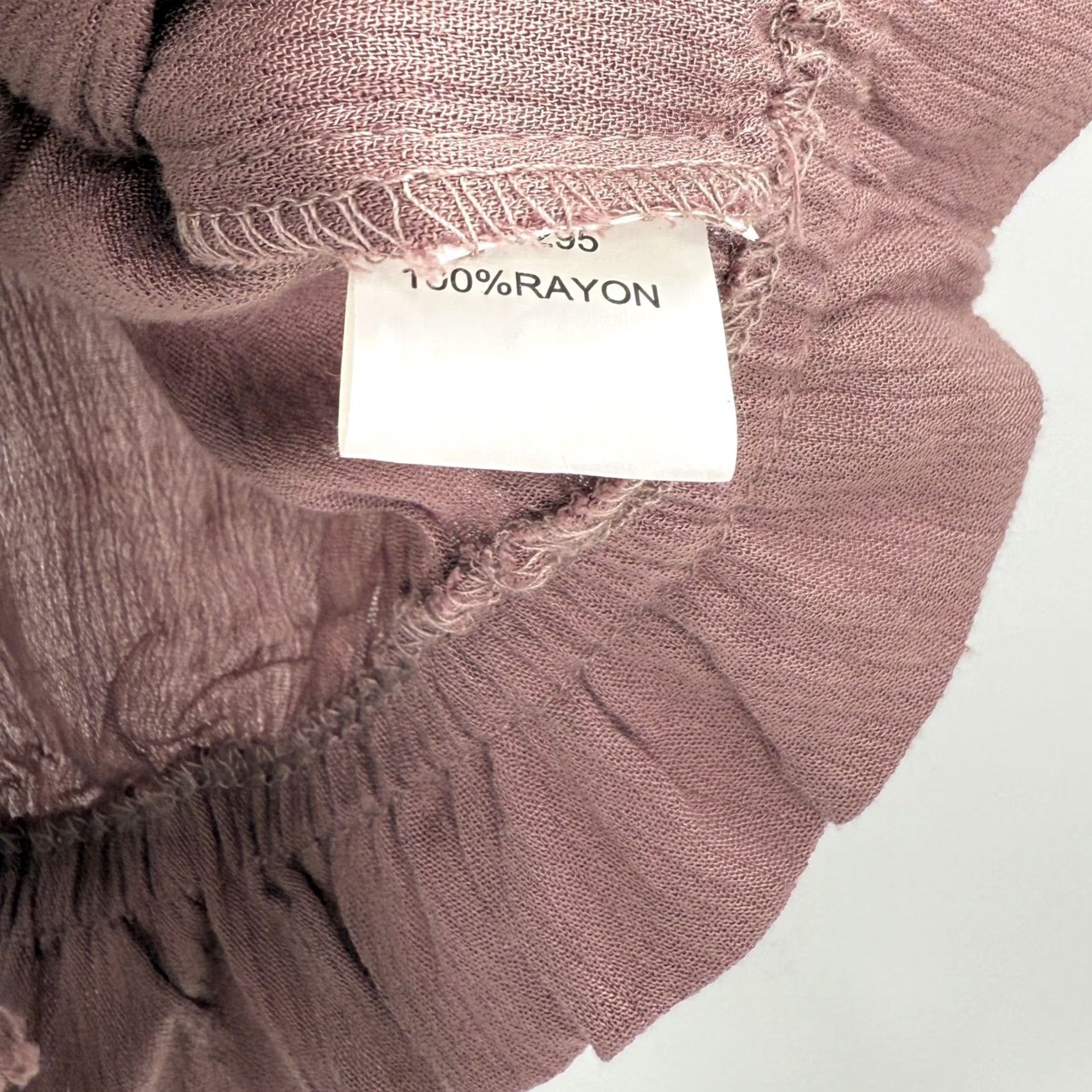 Pinko LA Hearts Blouse Size M Mauve Pink Off The Shoulder Crochet Trim Drawstring NWT Size M / US 6-8 / IT 42-44 - 7 Thumbnail