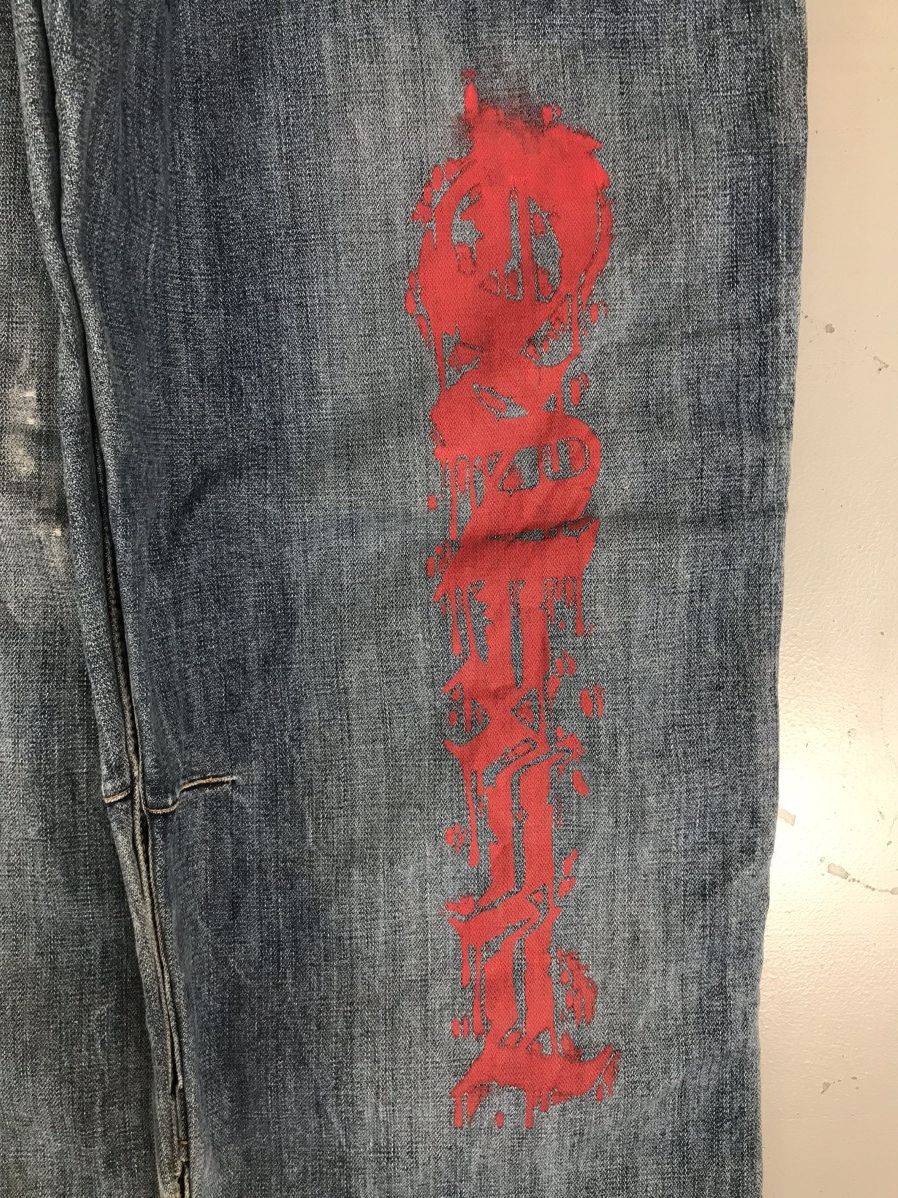JNCO × Vintage Vintage spot gang denim Size US 37 - 12 Thumbnail
