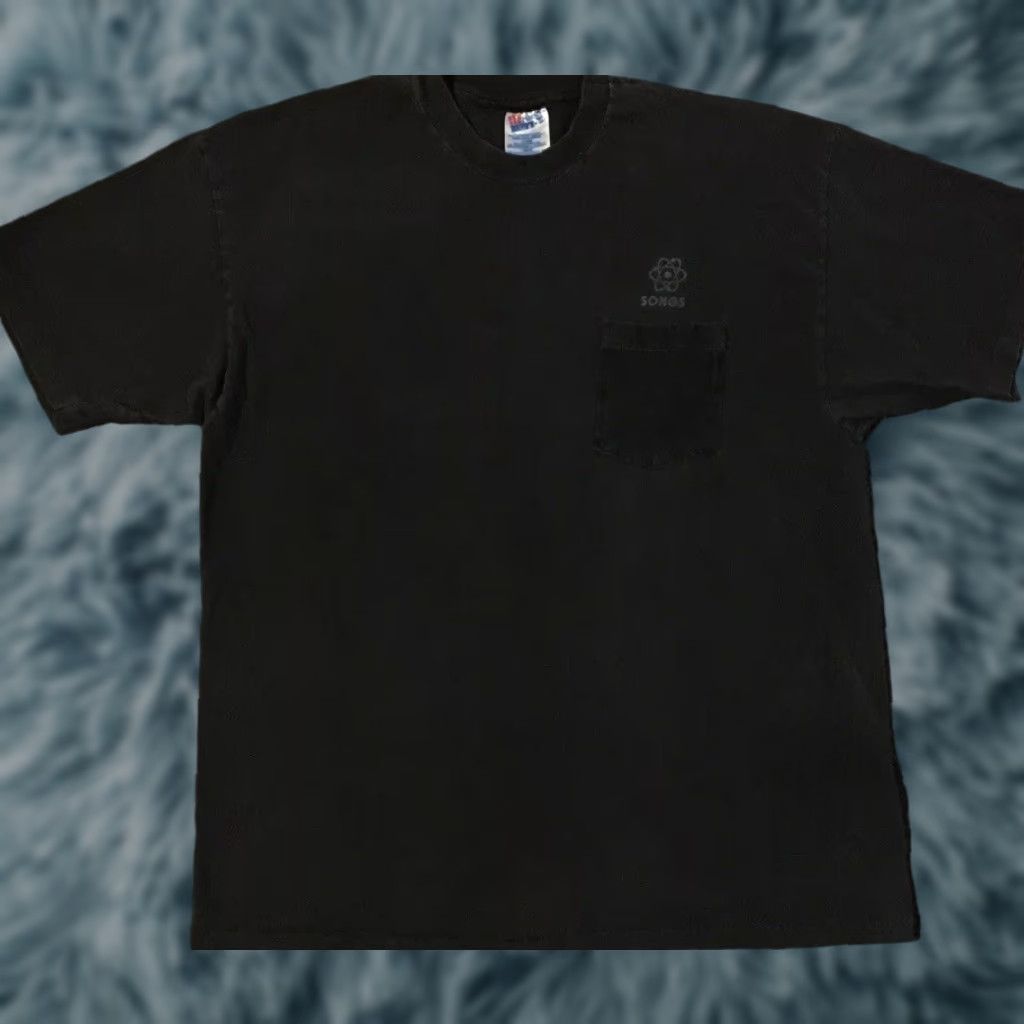 Vintage VINTAGE 90s Songs Turbine Deck Faded Construction Shirt XL Black Mens T-Shirt Funny Joke Humor Retro Rock Punk Car Bike Mechanic Size US XL / EU 56 / 4 - 1 Thumbnail