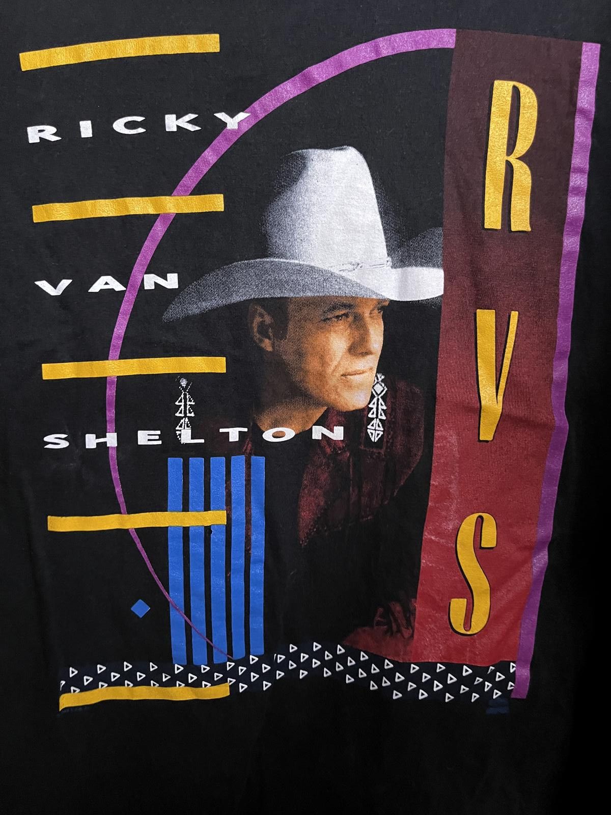 Hanes Ricky Van Shelton T-shirt Don't Overlook Salvation 1992 XL Size US XL / EU 56 / 4 - 3 Thumbnail